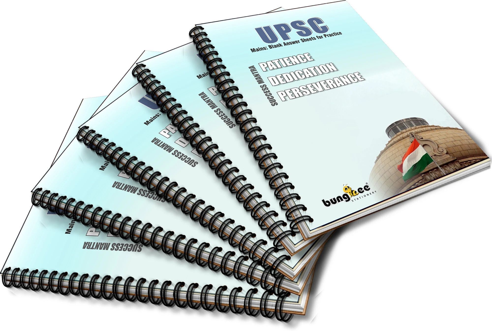UPSC Mains Answer Writing Copy Booklet- Design 4, 210 Pages/ 105 Sheets per Book A4 Notebook Unruled 1050 Pages-image-17