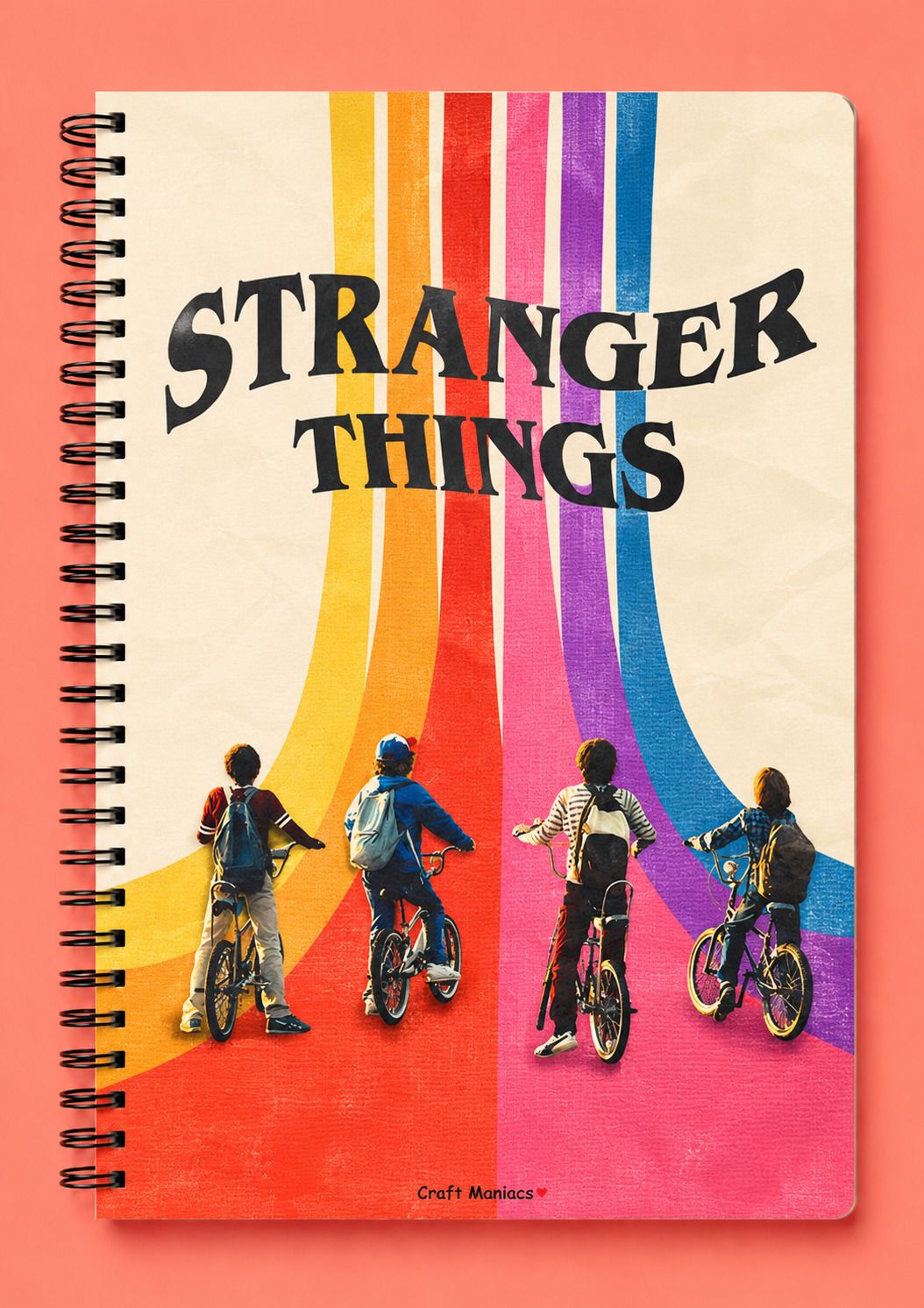 STRANGER THINGS NOTEBOOK A5 Diary RULED 160 Pages-image-7