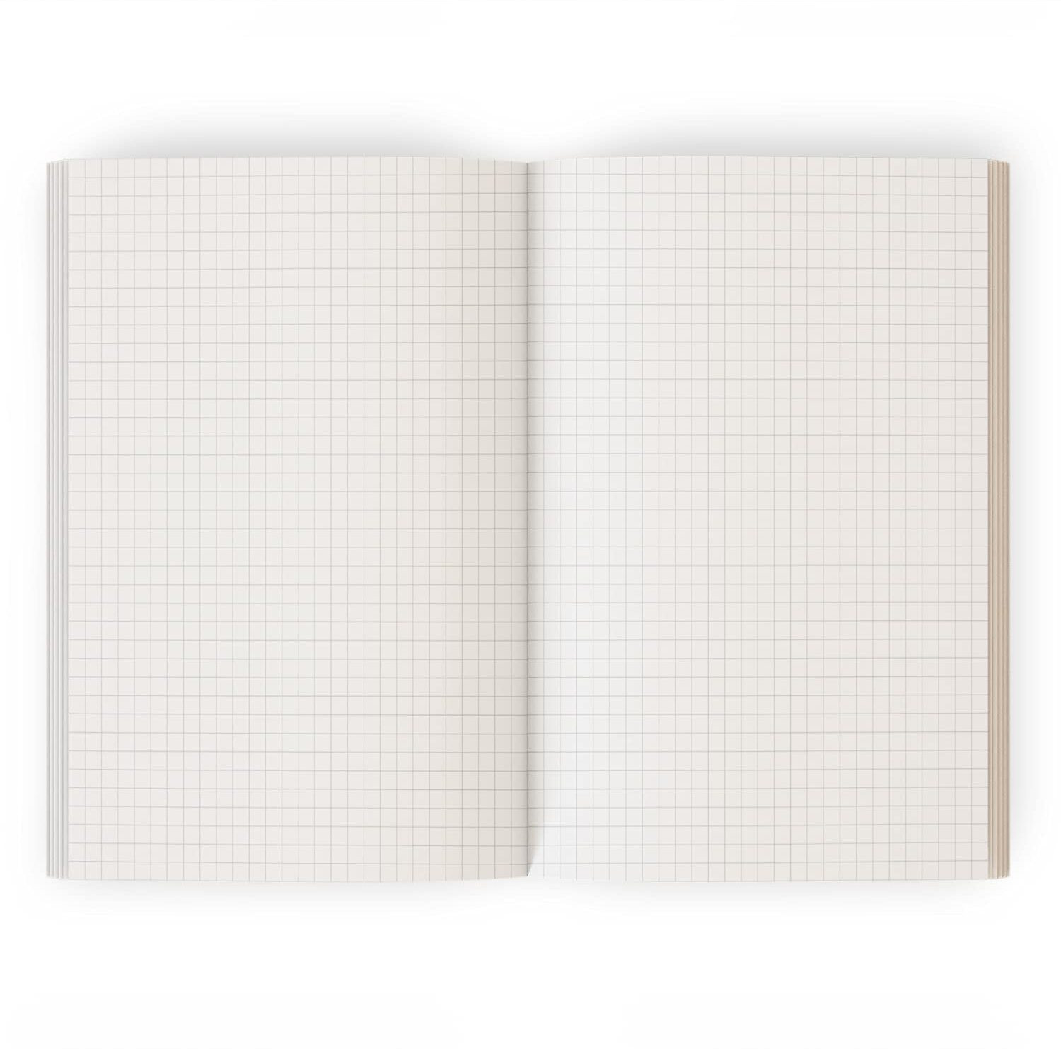 qalam kaari A6 Graph Grid Spiral Notebooks, 80 Pages,100gsm Paper, Grid Journal A6 Notebook Square 80 Pages image 1