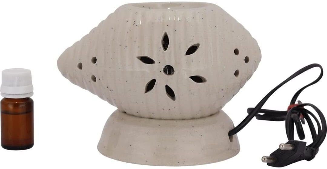 Lamoule Ceramic Electric Shank Shaped Aroma Diffuser Home Decor and Fragrance with, Aroma Oils for Home/Office/SPA- with Scented Oil Diffuser-picture-29