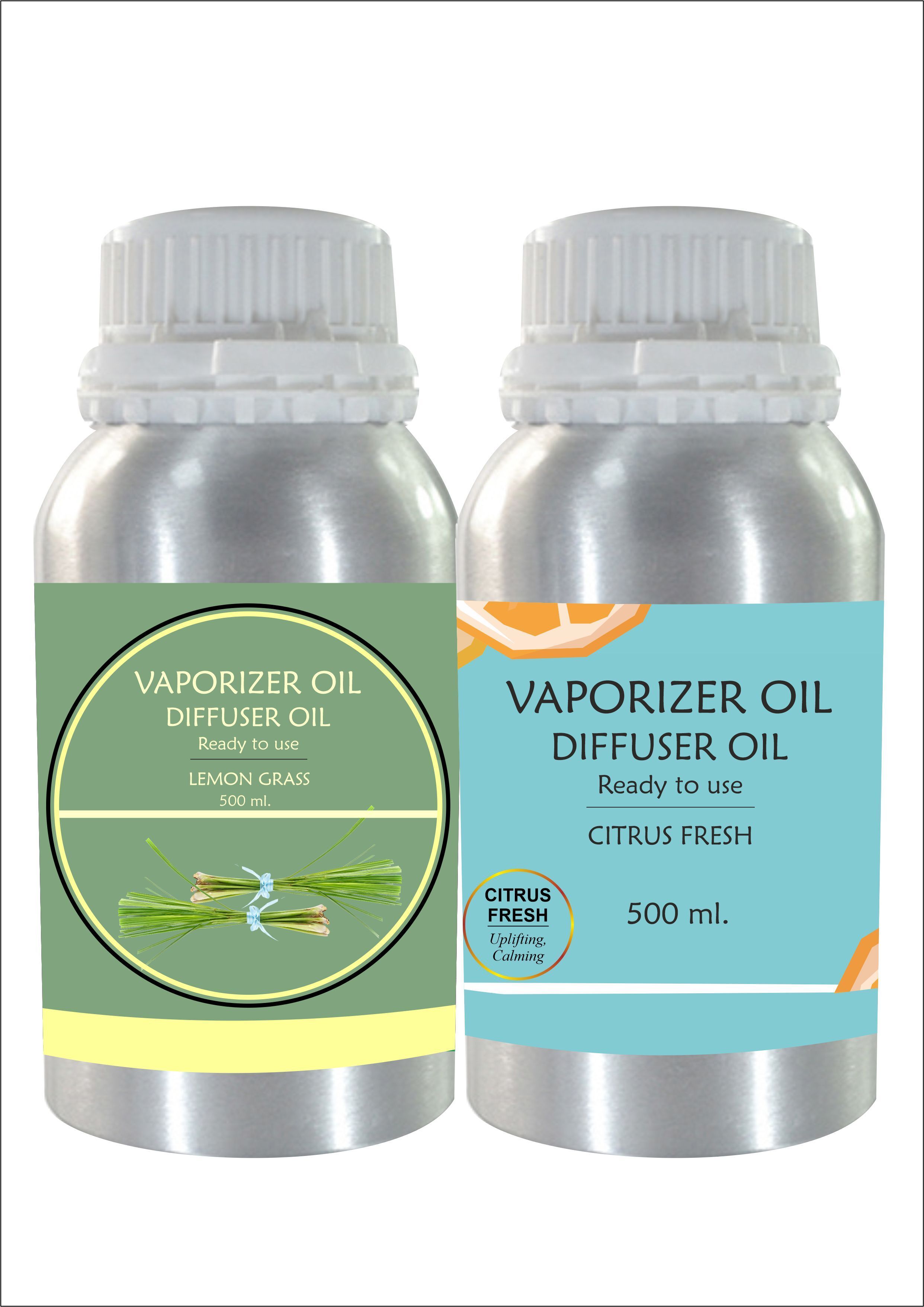 Veena Combo Aroma Oil Diffuser Lemongrass & Citrus Fresh Strong Fragrance 500 ml Room, Garden, Bedding Room, Office, Bar Fragrance Diffuser-picture-36