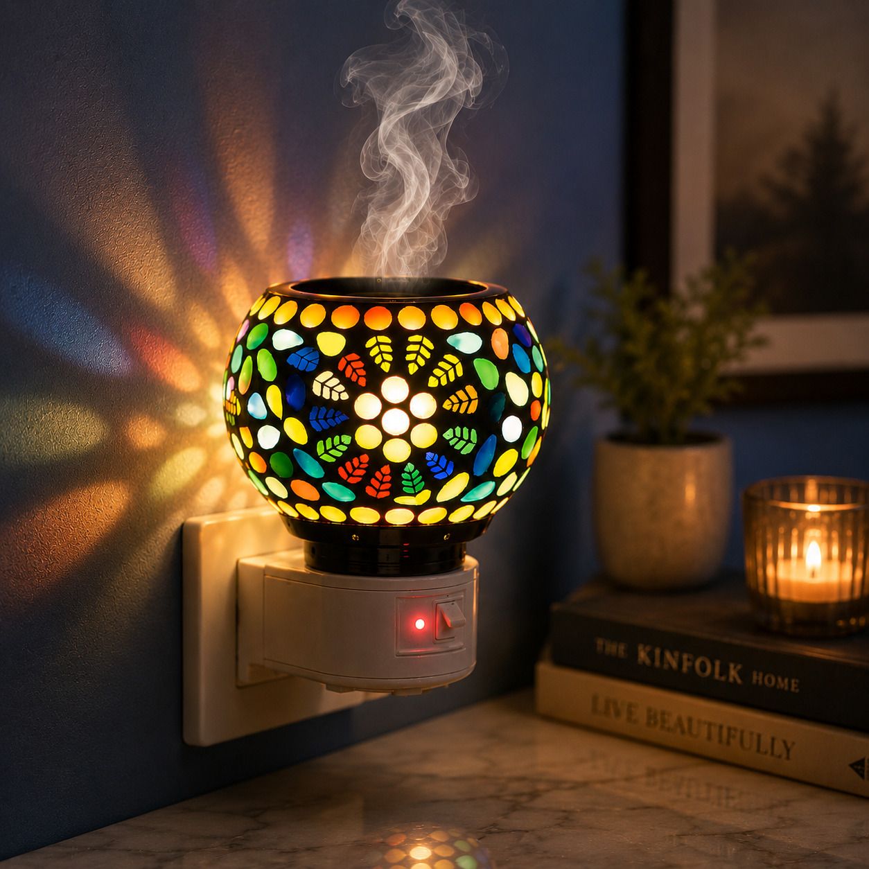 VELRON Electric Kapoor Dani for Home Camphor Diffuser Home Bedroom Living Room Office Spa Meditation Room Diffuser-picture-31