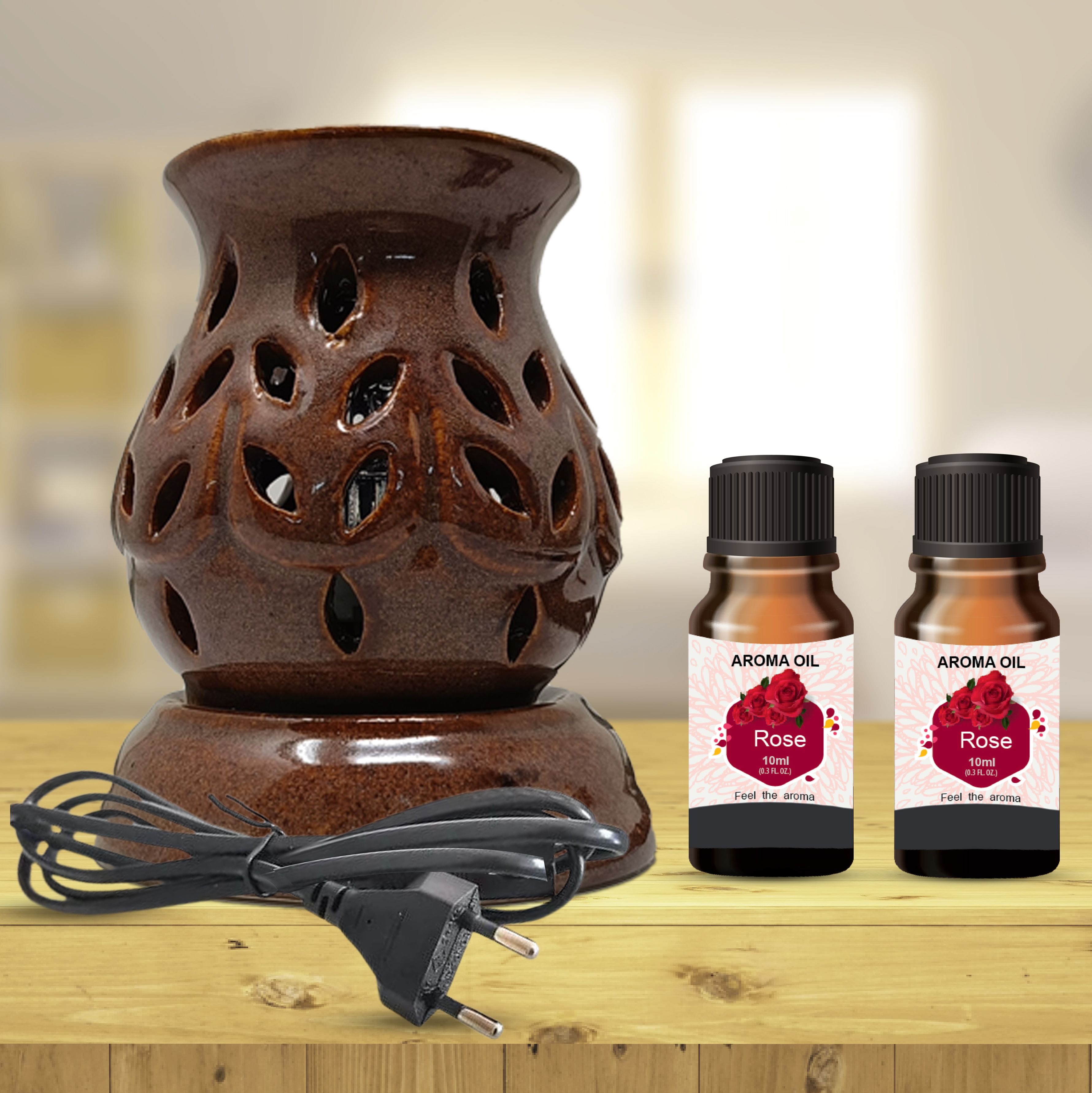 PEEPRESION Home Fragrance Oil Diffuser, 2Rose Aroma Oil (10ml Each) Fragrance Your Home, Office, Study Table, Parlour, Dinning Table, Meeting Room, Studio, Yoga Diffuser-picture-12