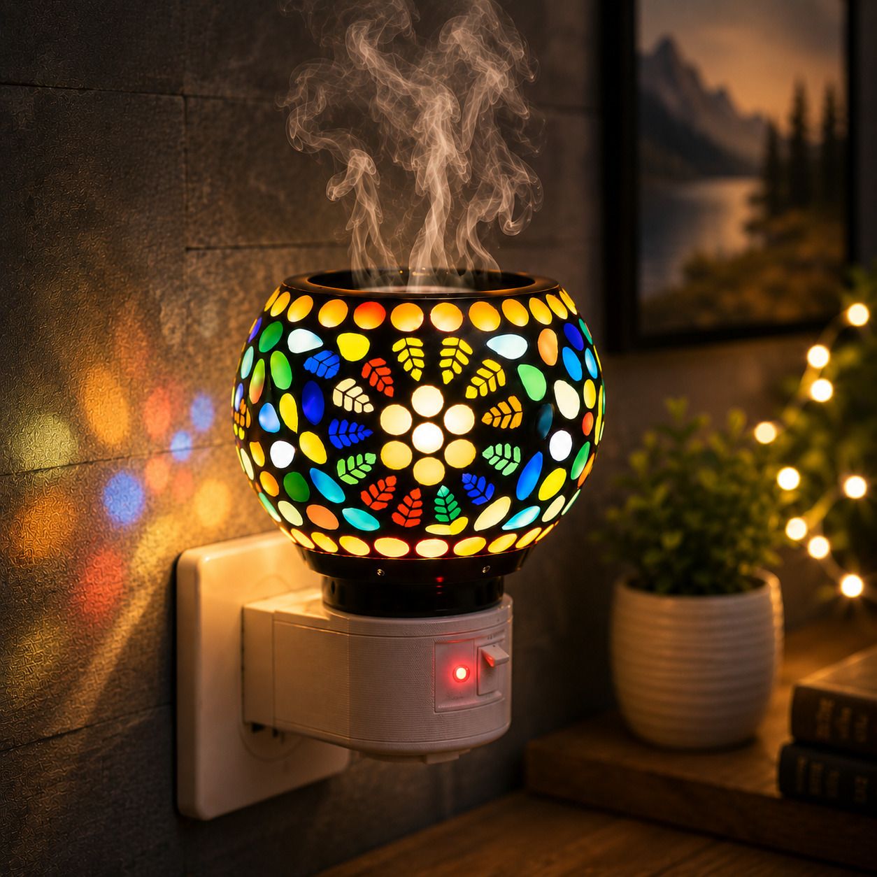 VELRON Electric Kapoor Dani Aroma Diffuser Camphor Burner Bakhoor Burner Home Bedroom Living Room Office Spa Meditation Room Diffuser-image-15
