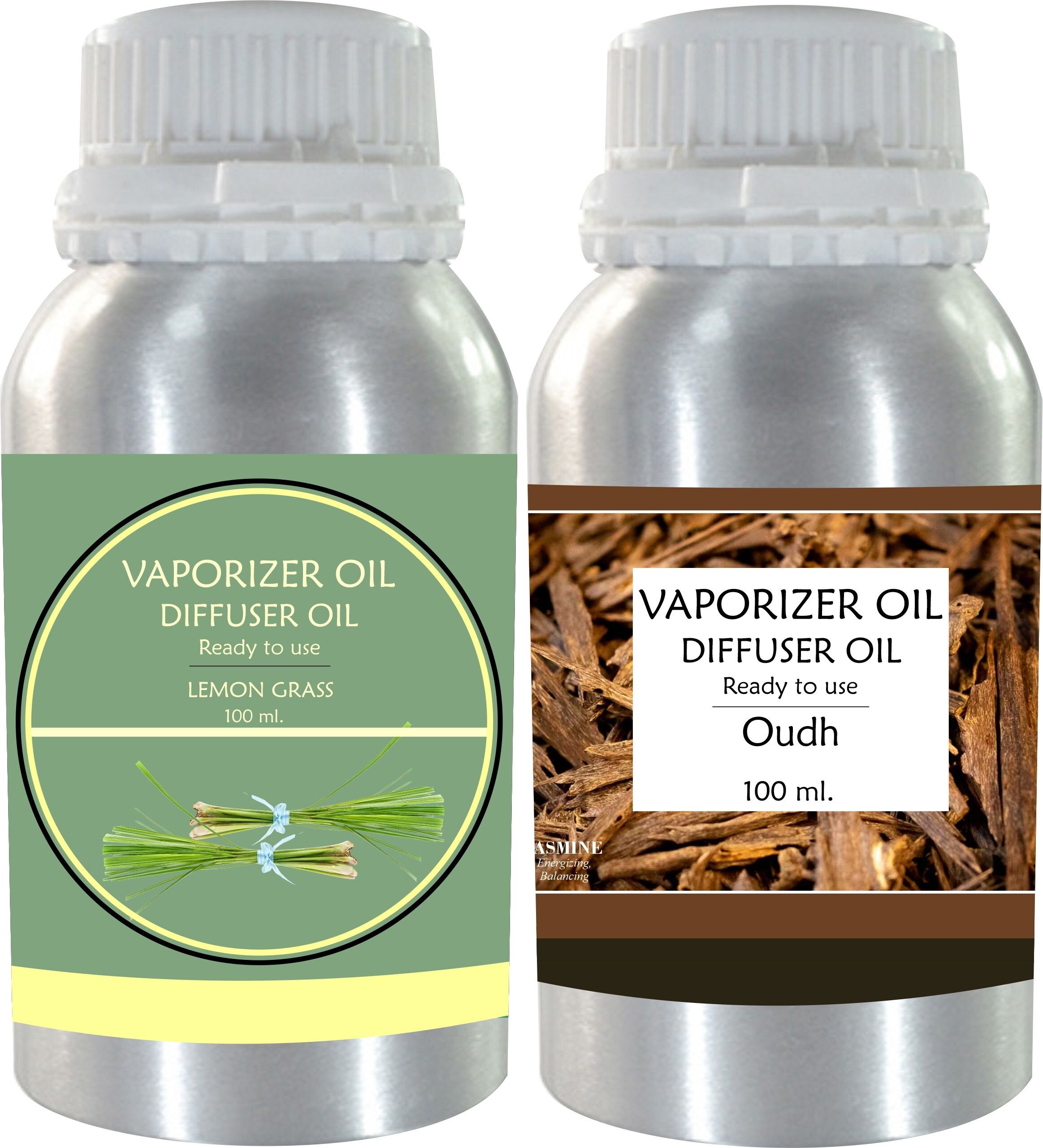 Veena Combo Lemongrass & Oudh Aroma Diffuser Oil, 100ml Long-Lasting Fragrance Room, Garden, bedding room, Office, Bar Diffuser-picture-30