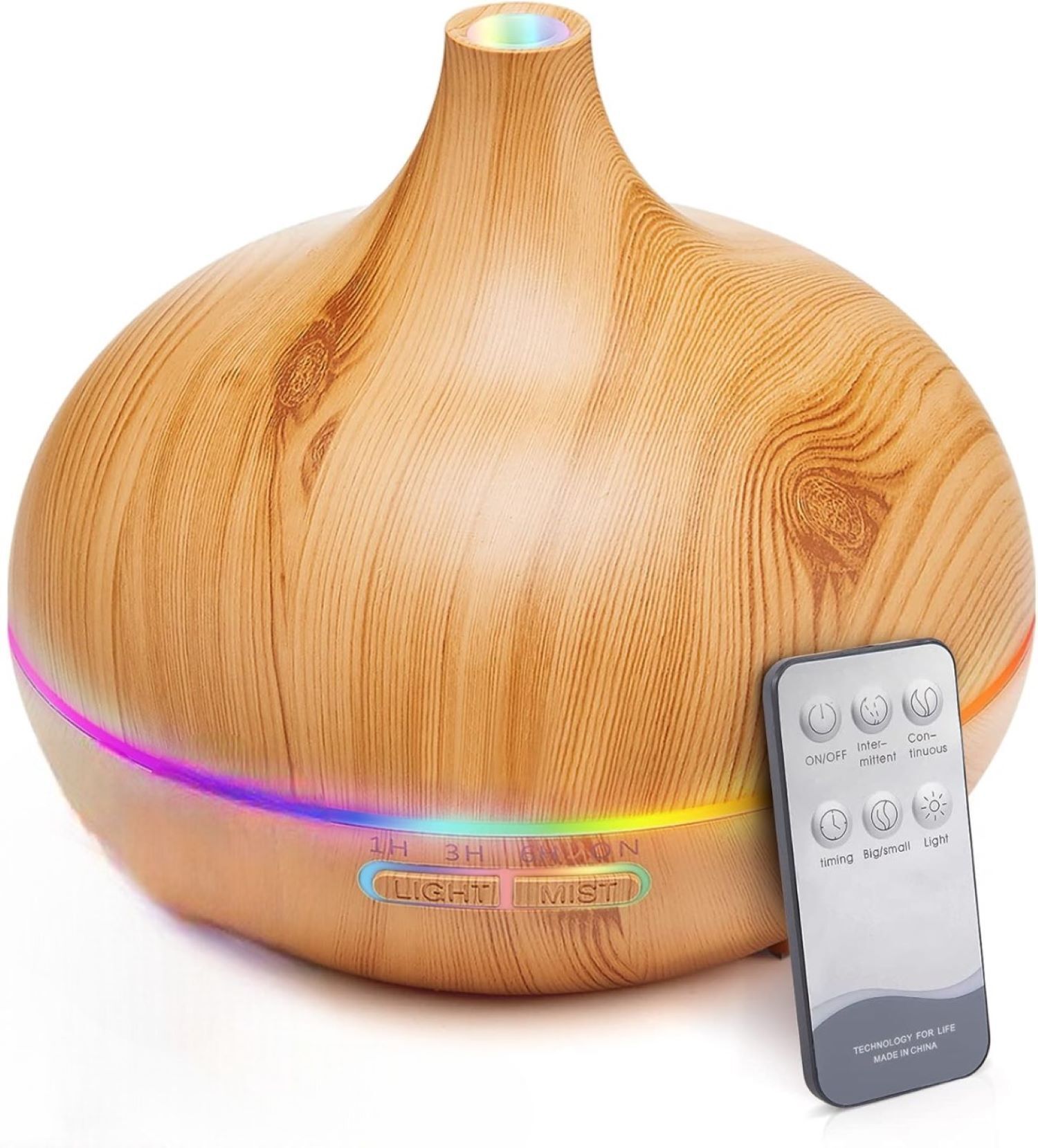 Inditradition Aromatherapy Humidifier Diffuser & Home Ultrasonic Essential Oil Aroma Wooden Home Diffuser-image-5