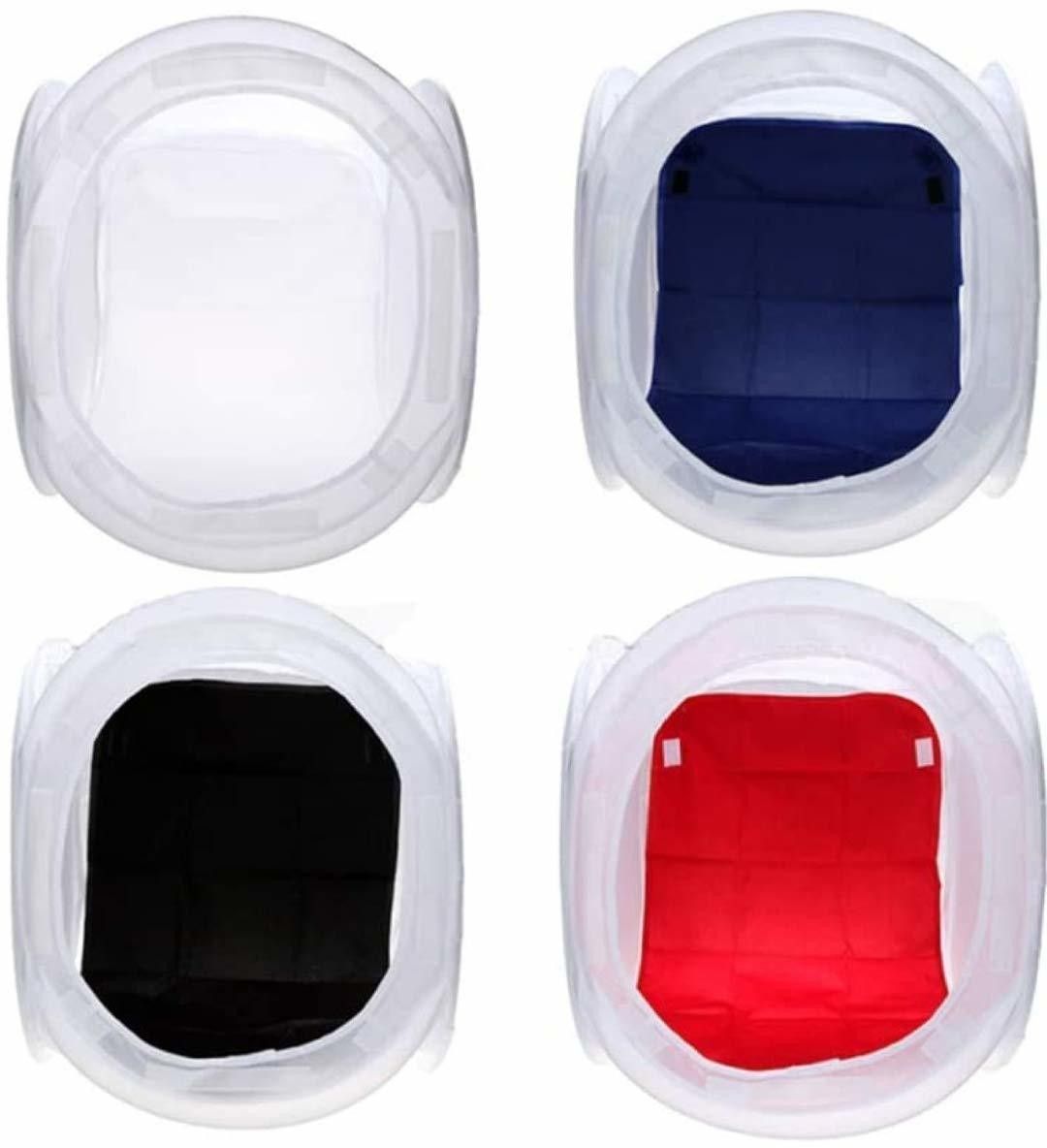 VTS 80 x 80cm Portable Photo Studio Shooting Tent Light Cube Diffusion Soft Box Kit Red Blue Black White Matte Diffuser-picture-41