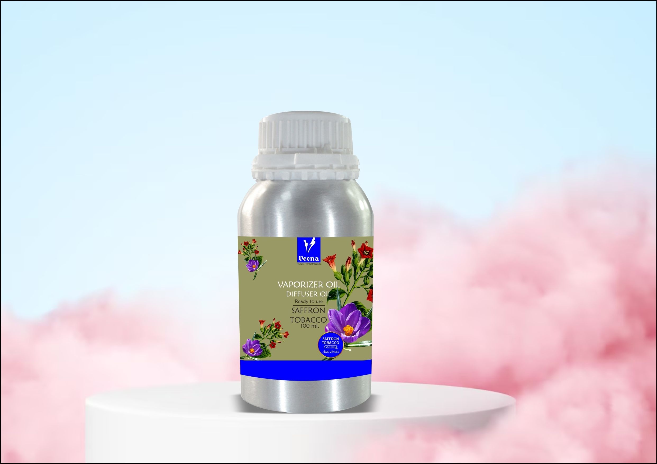 Veena Aroma Oil Diffuser/Vaporizer Room Fragrance Saffron Tobacco Room, Garden, Bedding Room, Office, Bar Fragrance Diffuser-image-31