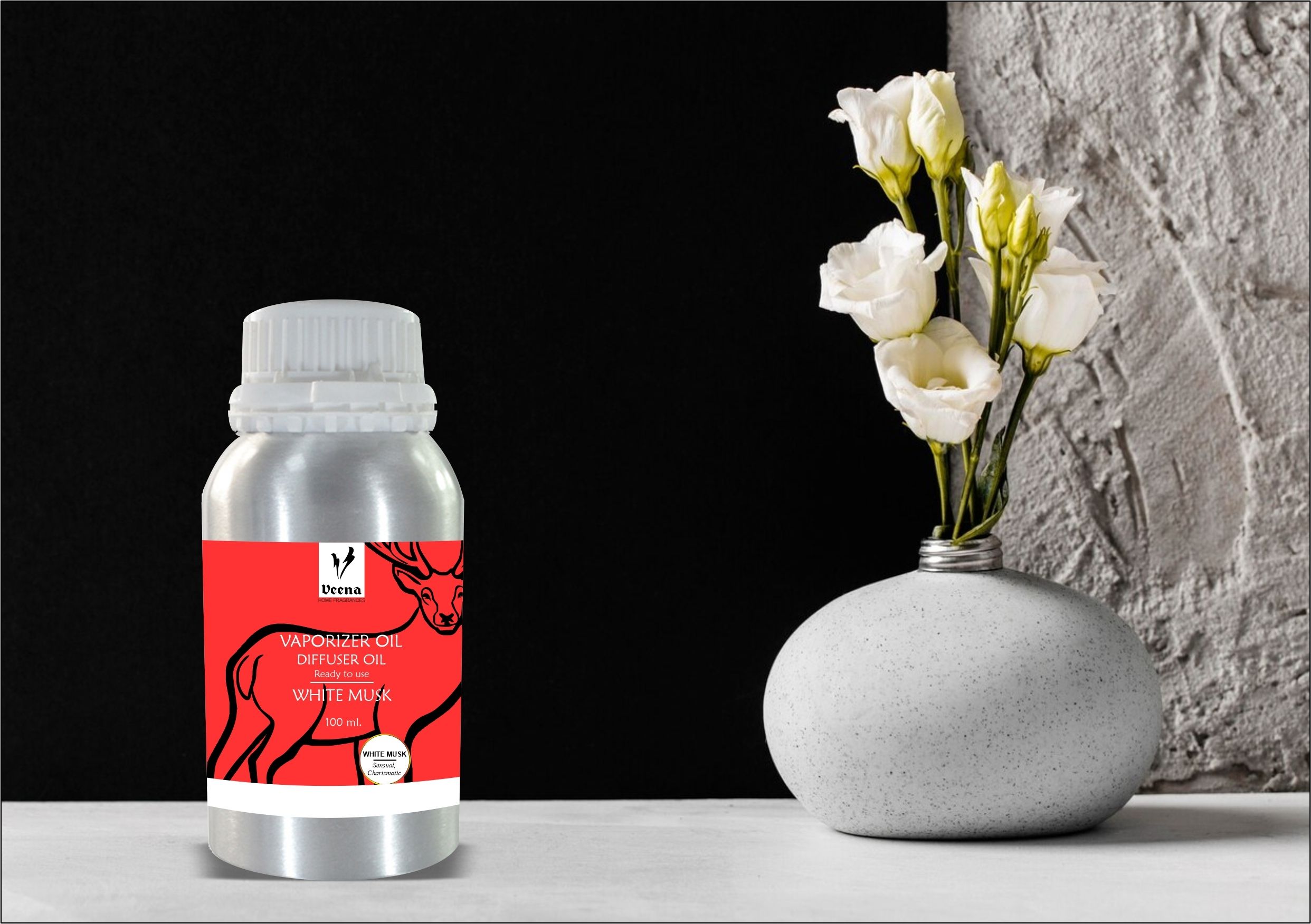 Veena Aroma Oil Diffuser/Vaporizer Room Fragrance White Musk Room, Garden, Bedding Room, Office, Bar Fragrance Diffuser-image-30