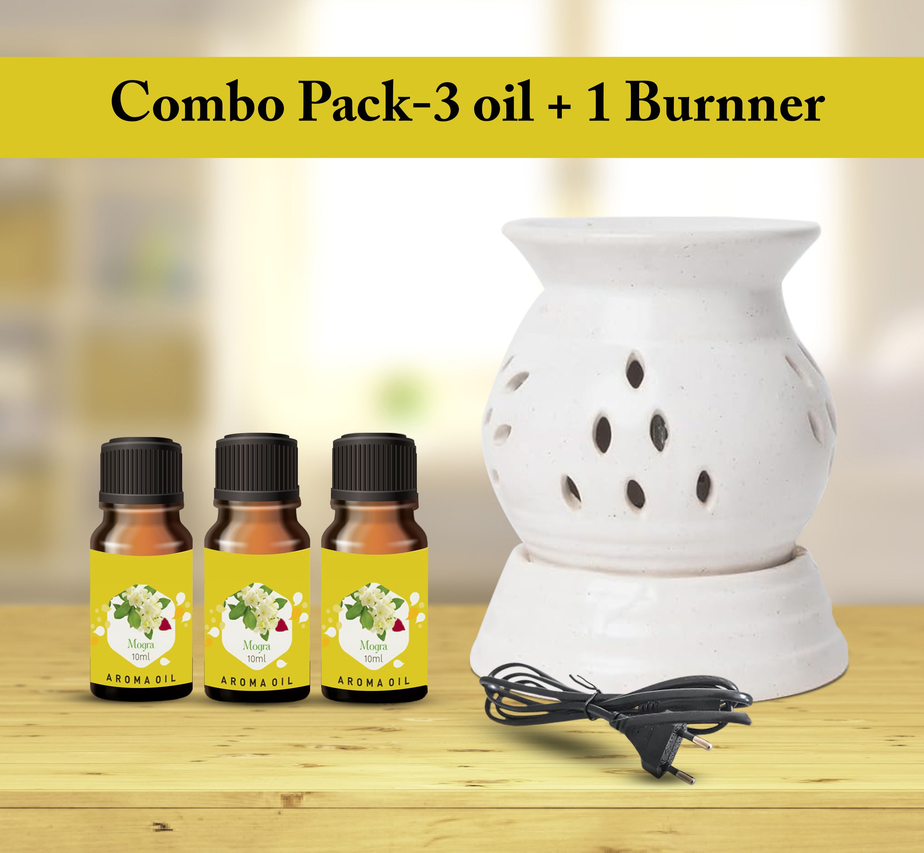 PEEPRESION R4 Premium Round Electric Oil Diffuser With 3-Fragrance Aroma Oil (10ml Each) High Scented Mogra Aroma Oil For Home, Office, Spa, Bedroom, hotel Diffuser-image-14