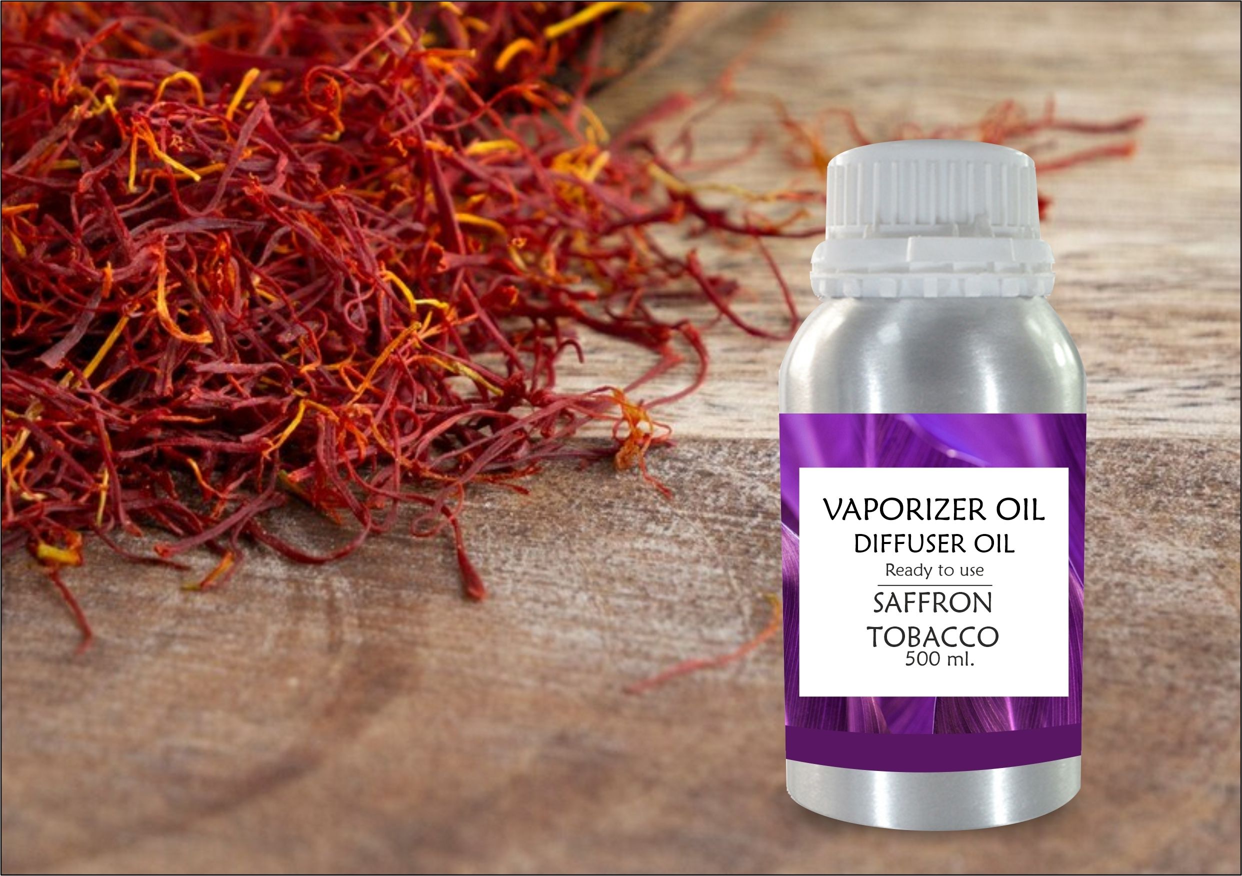Veena Saffron Tobacco Long Lasting & Strong Aroma Oil Diffuser 500 ml Room, Garden, bedding room, Office, Bar Diffuser-picture-32