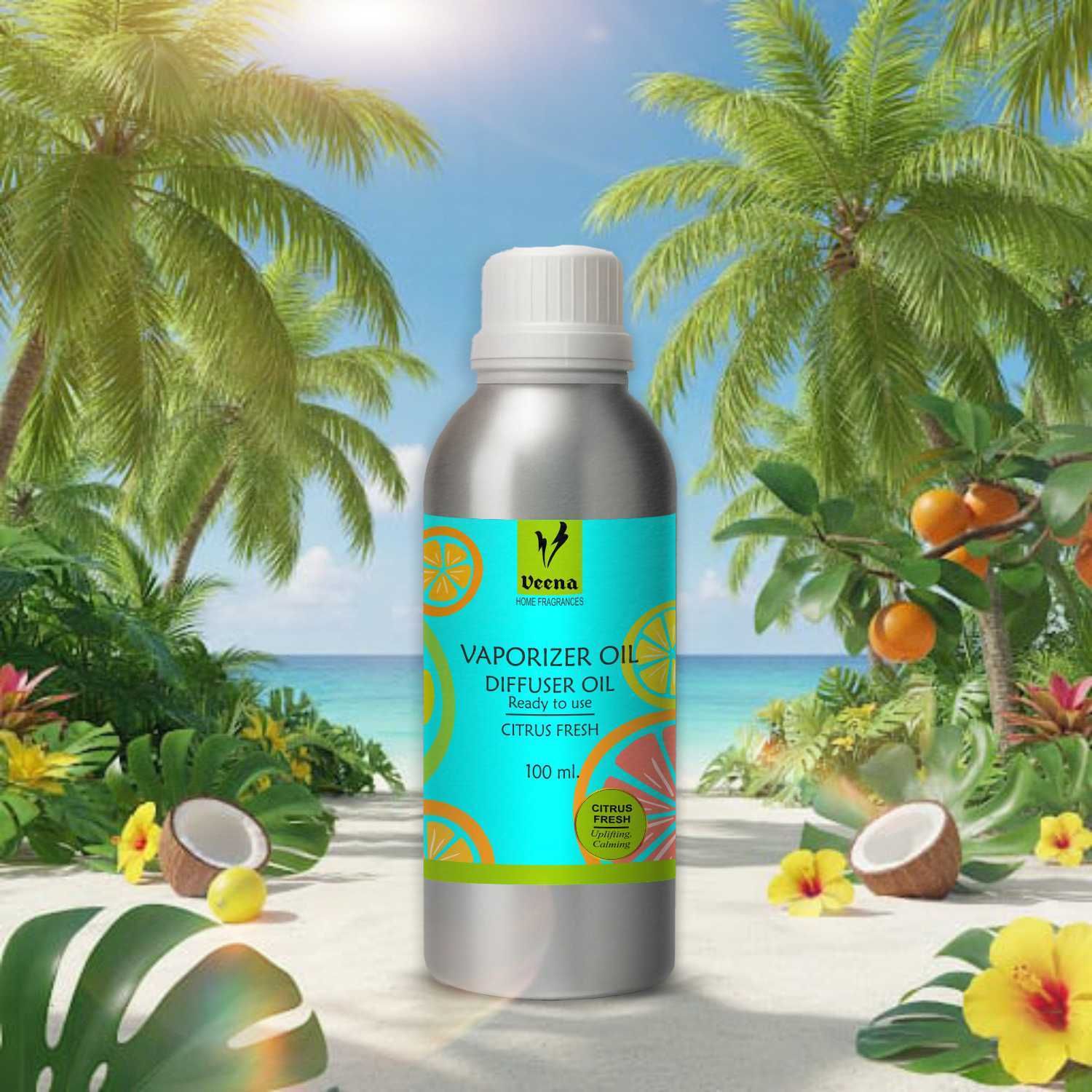 Veena Aroma Oil Diffuser, Burnar Oil, Candle Perfume Home Fragrance (Citrus 100ml) Room, Garden, Bedding Room, Office, Bar Fragrance Diffuser-picture-26