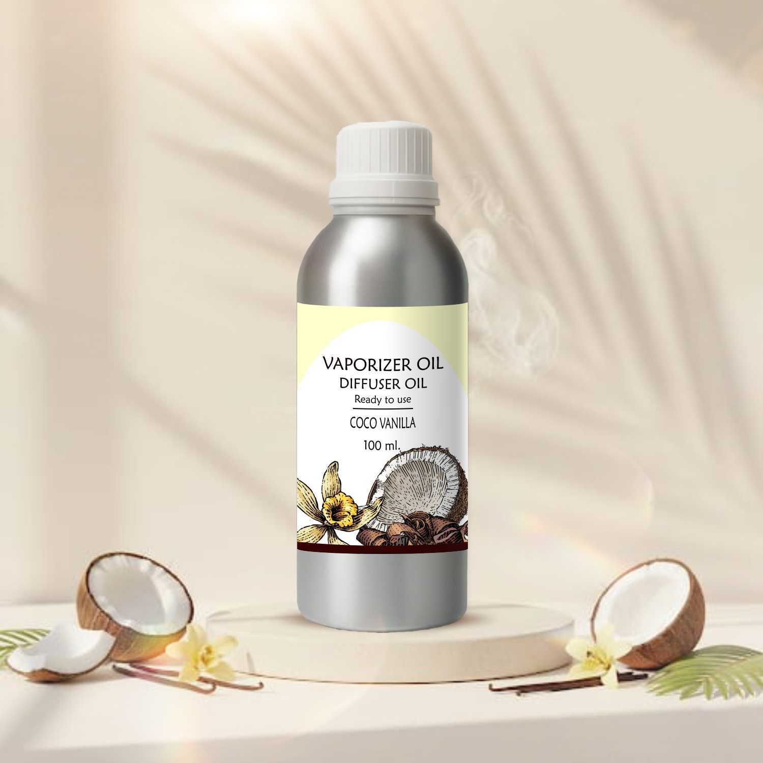 Veena Coco Vanilla Vaporizer Diffuser Oil – Extra Strong Fragrance 100 ml Room, Garden, bedding room, Office, Bar Diffuser-image-48