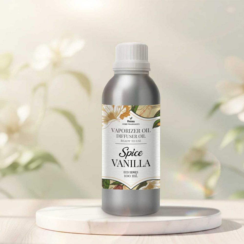Veena Spice Vanilla Aroma Oil Diffuser, Enhance Candle Perfume, Home Fragrance 100 ml Room, Garden, bedding room, Office, Bar Diffuser-picture-12