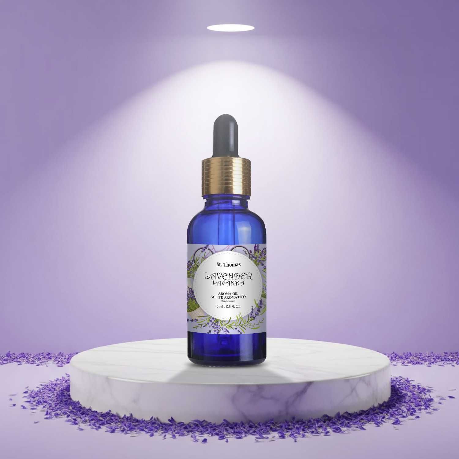 Veena Pure Natural Aroma Oil Diffuser Lavender Home Fragrance 15 ml Room, Garden, Bedding Room, Office, Bar Fragrance Diffuser-image-6