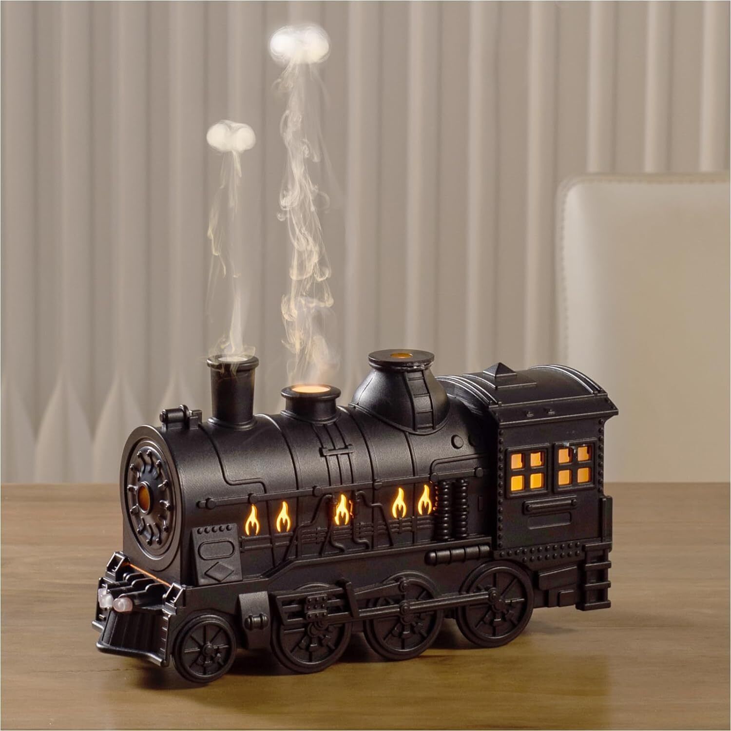 Inditradition Plastic Train Engine Shape Aroma Diffuser Humidifier & Room Aroma Oil Vaporizer Home Diffuser-picture-18