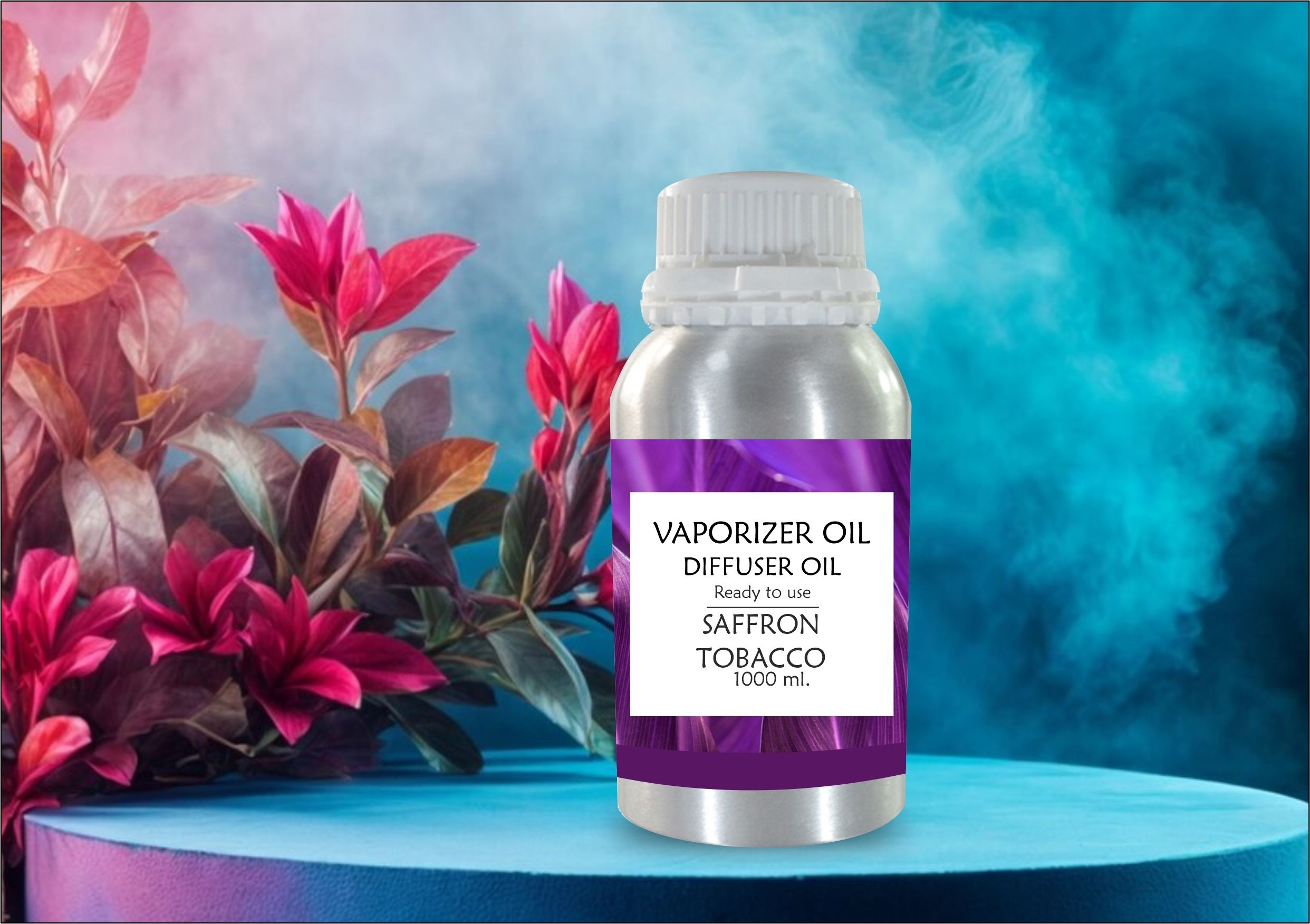 Veena Saffron Tobacco Long Lasting & Strong Aroma Oil Diffuser in a Aluminium Can 1 kg Room, Garden, Bedding Room, Office, Bar Fragrance Diffuser-picture-40