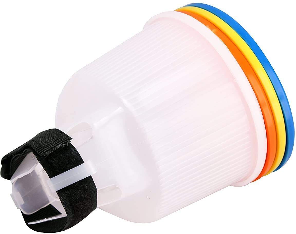 fotokina Flash Diffuser Reflector for Camera Flash Photography with 4 Color DSLR Speedlight Diffuser