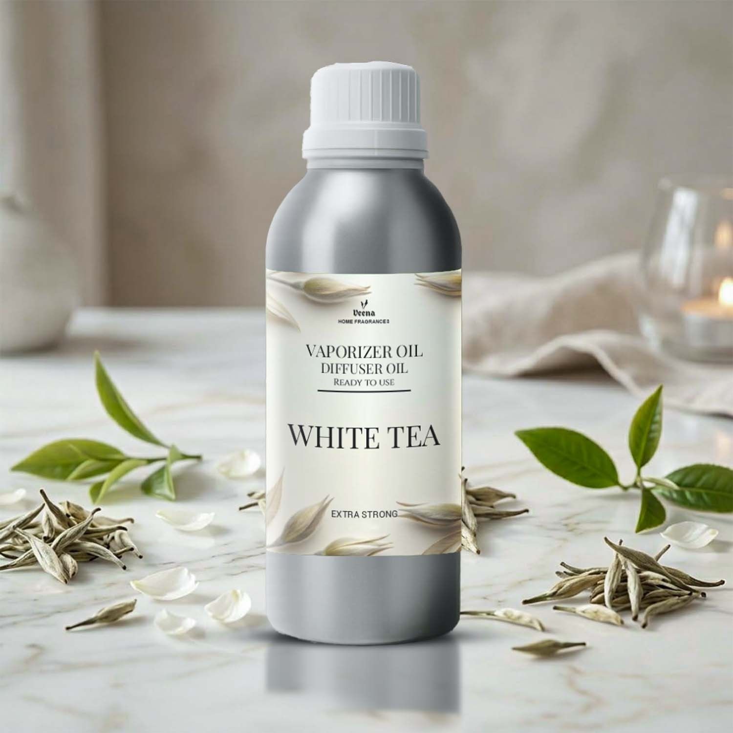 Veena Aroma Oil Diffuser White Tea Perfect for home, office, salon, café & wellness spaces Diffuser-image-39