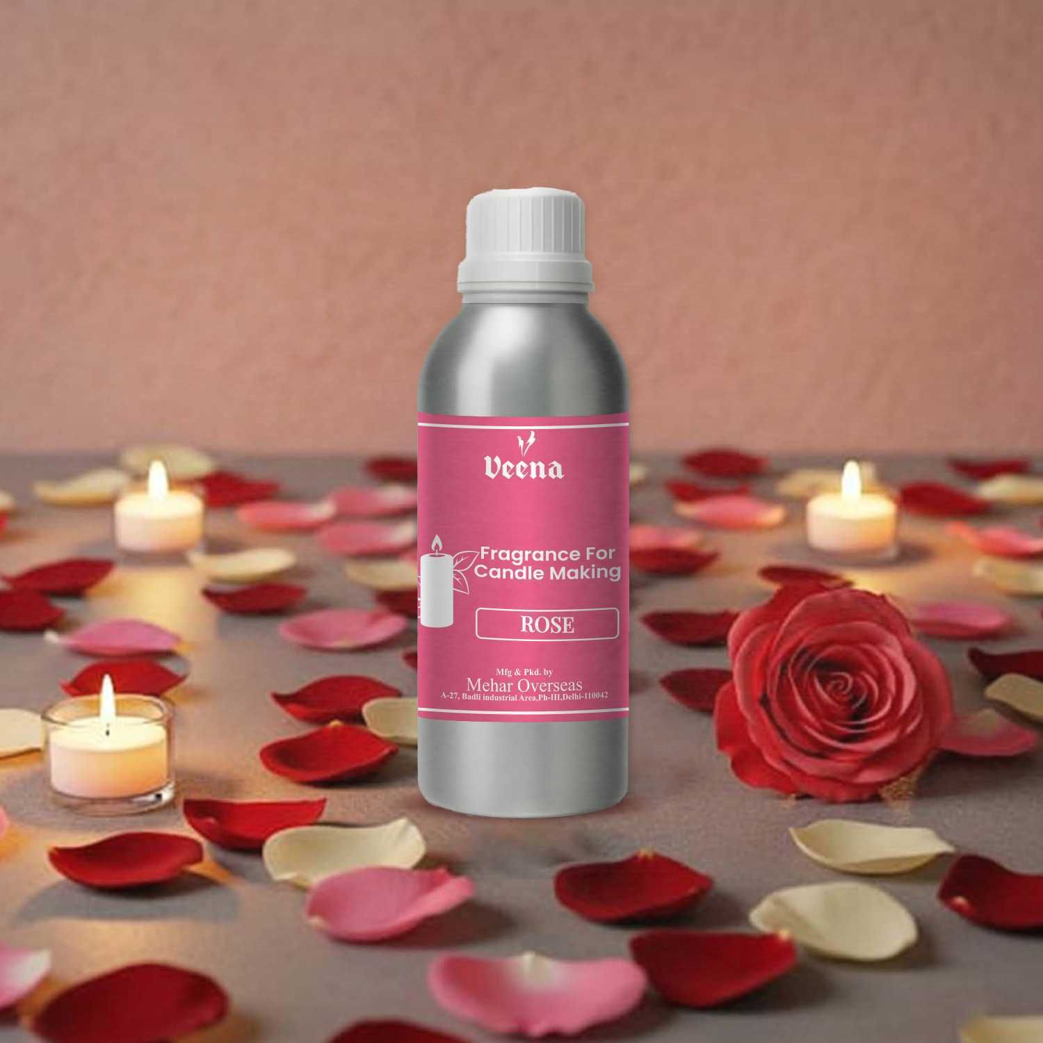 Veena Candle Making Perfume, Diffuser, Long Lasting Fragrance Rose Room, Garden, Bedding Room, Office, Bar Fragrance Diffuser-image-41