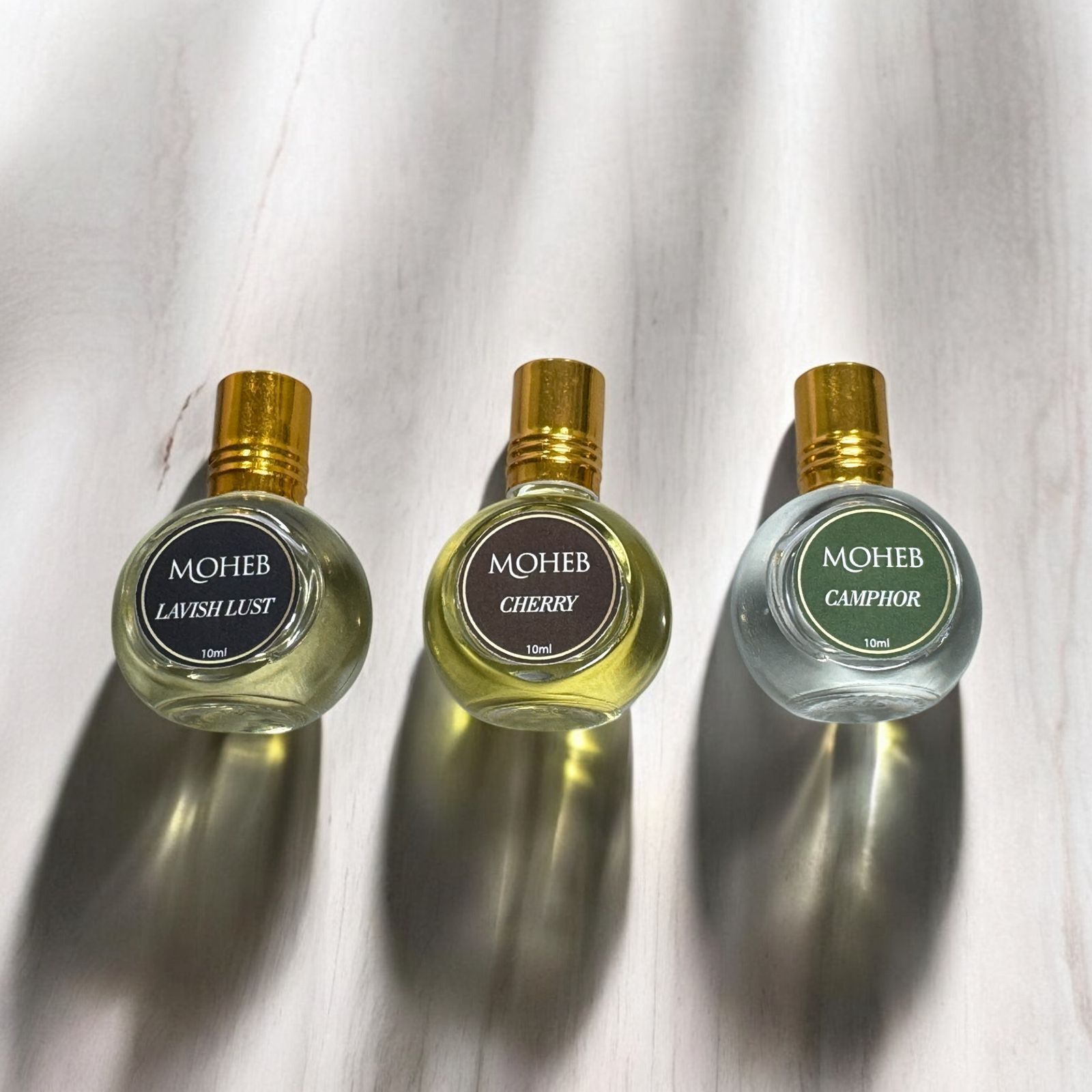 Moheb Camphor, Cheery & Lavish Lust Soothing, Aromatic Diffuser Oil Home & Office Diffuser