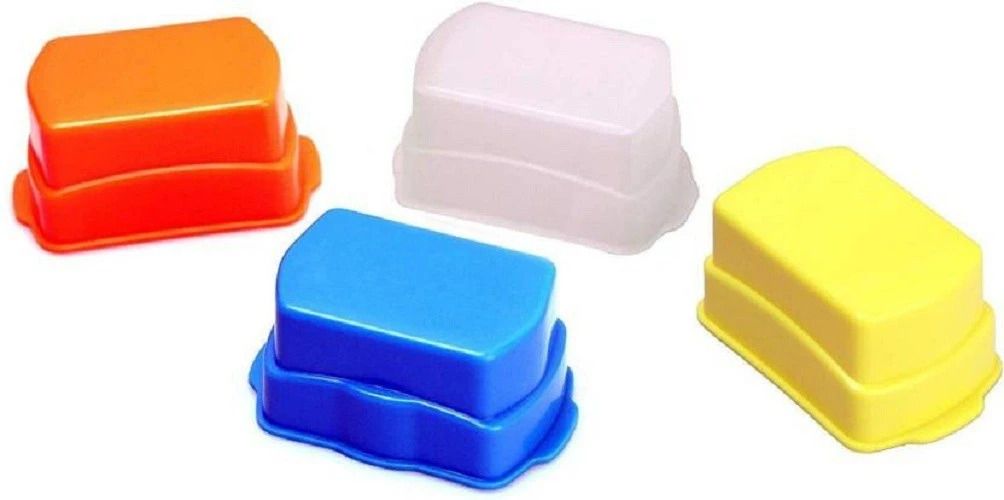 MILLETS 4 Color Set Universal Flash Bounce Diffuser Reflector OM Omni for ALL Flashes flash Diffuser-image-11