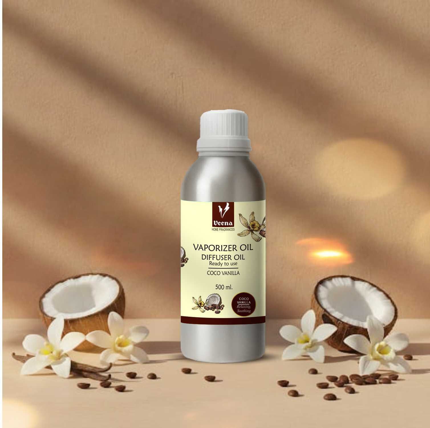 Veena Aroma Oil Diffuser, Candle Perfume Home Fragrance (Coco Vanilla 500 ml) Room, Garden, Bedding Room, Office, Bar Fragrance Diffuser-picture-24