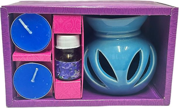 Dynore Ceramic Clay Candle Operated Aroma Burner|Oil Diffuser Coming with 2 Tea Candle Home Decor, Table, Bedroom Diffuser-picture-35