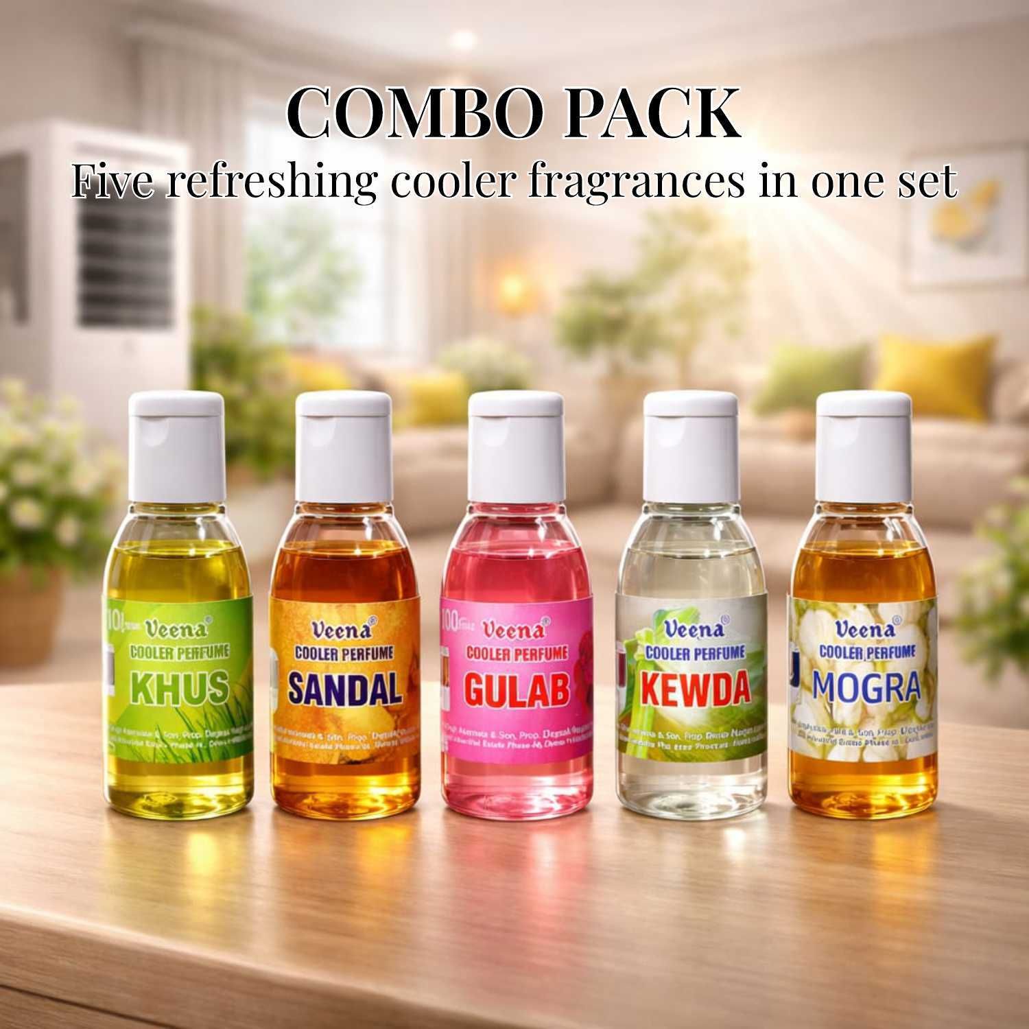 Veena Cooler Perfume | Alcohol Free | Cooler Attar Mogra| Khus |Gulab |Sandal | Kewda Air Cooler, Water Cooler Diffuser-picture-26