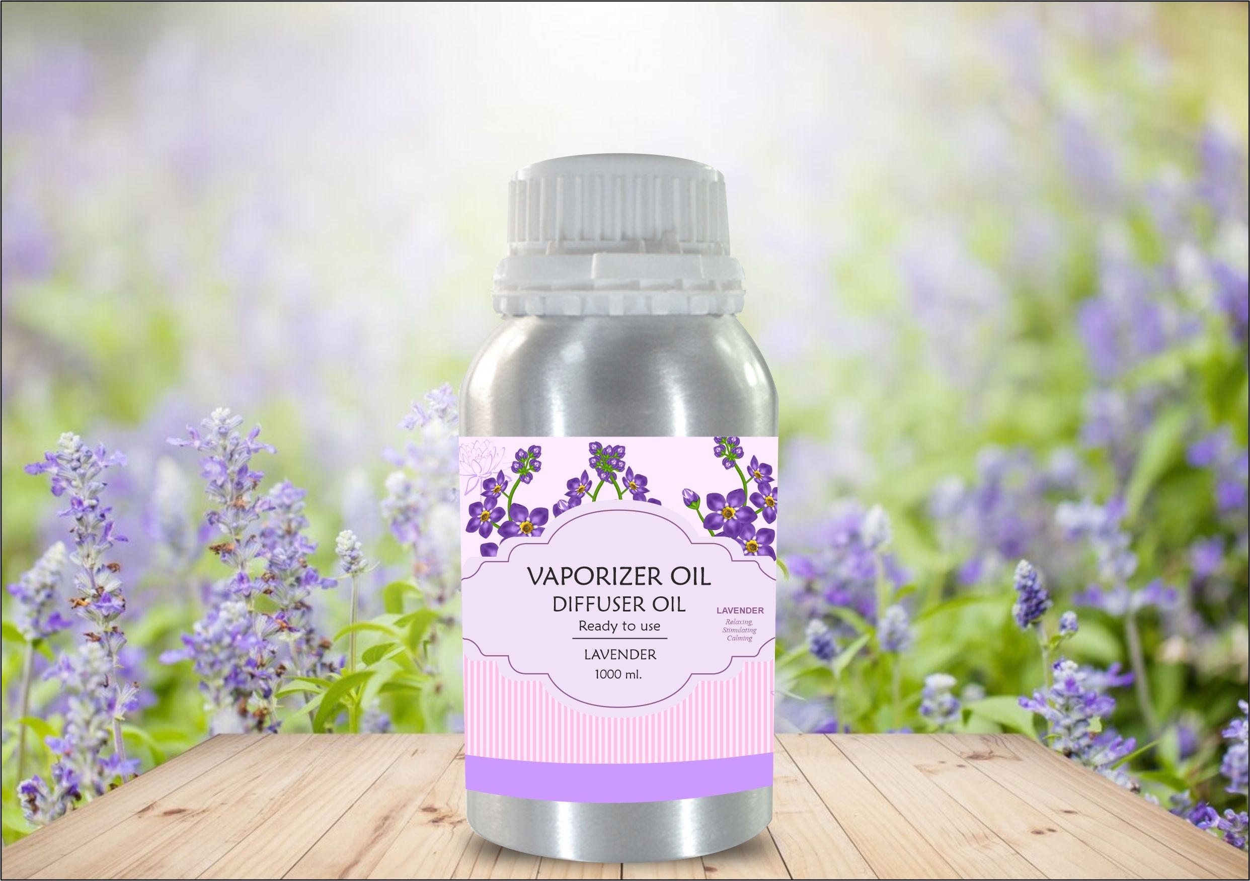 Veena Lavender Long Lasting & Strong Aroma Oil Diffuser in a Aluminium Can 1 kg Room, Garden, Bedding Room, Office, Bar Fragrance Diffuser-picture-16