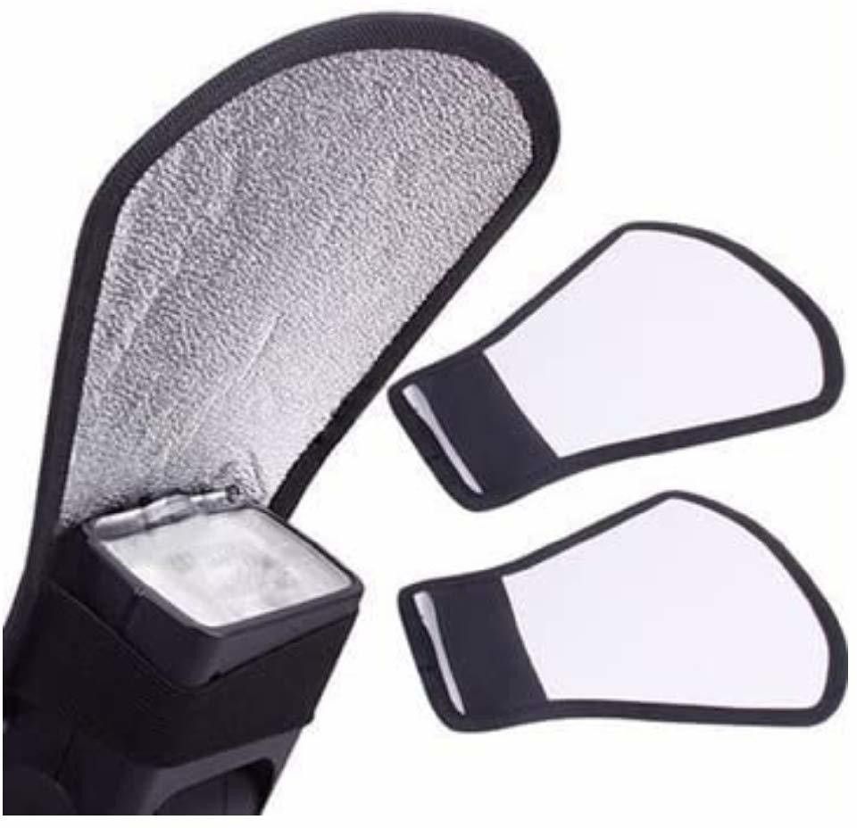 VTS Mini Flash Diffuser Reflector for Camera Flash Bounce Card (Silver/White) Camera Flash Bounce Card Diffuser-picture-31