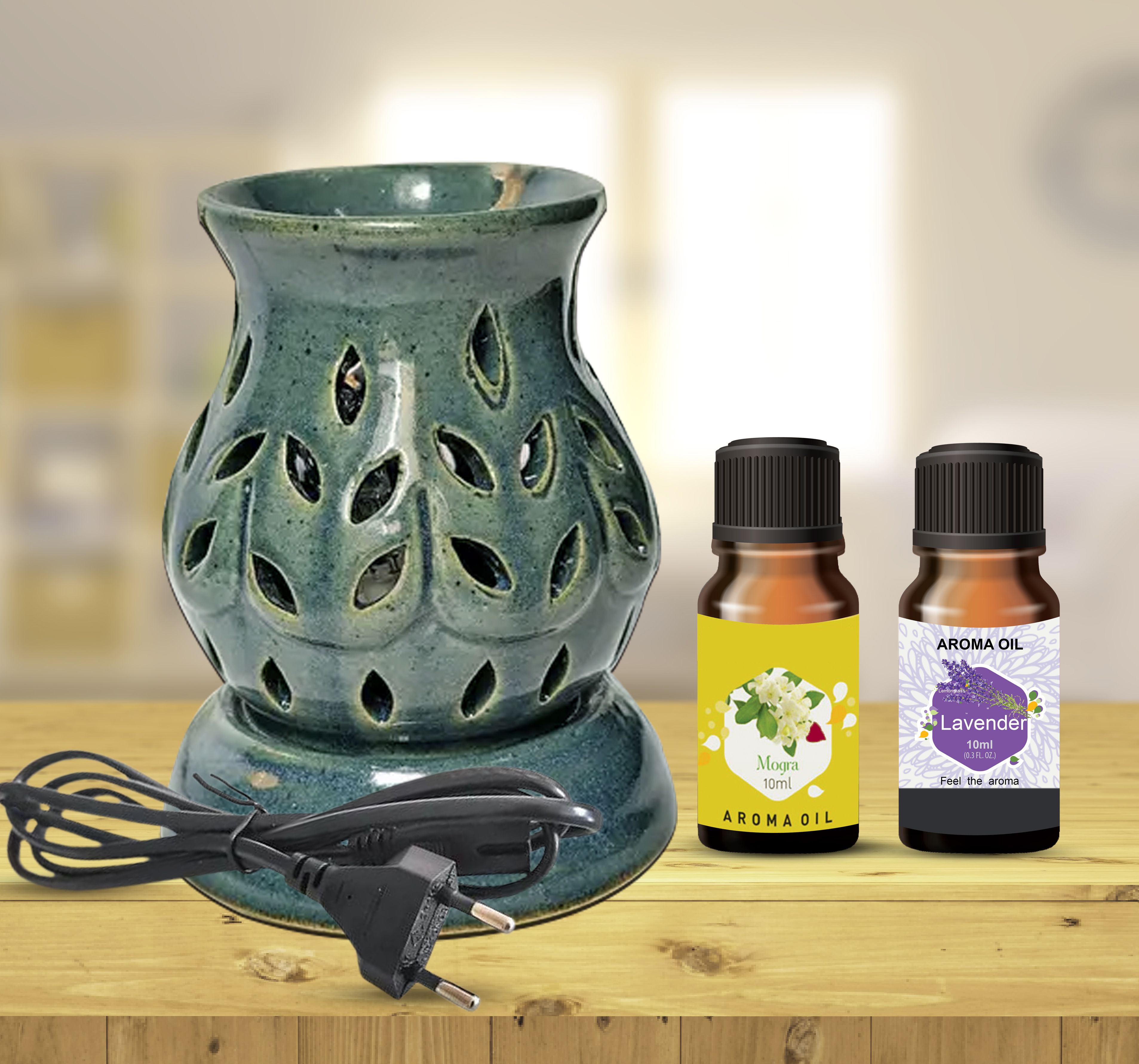 PEEPRESION Electric Diffuser With Aroma Oil Fragrance Mogra & Lanvender(10ml each) Home, Office Diffuser-picture-37