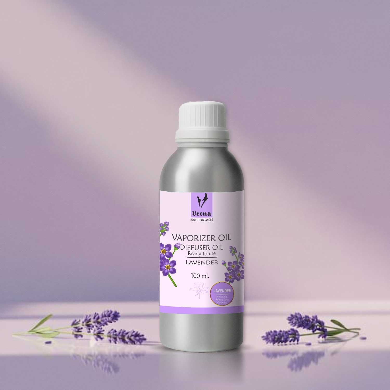 Veena Aroma Oil Diffuser, Burnar Oil, Candle Perfume Home Fragrance (Lavender 100 ml) Room, Garden, Bedding Room, Office, Bar Fragrance Diffuser-image-23