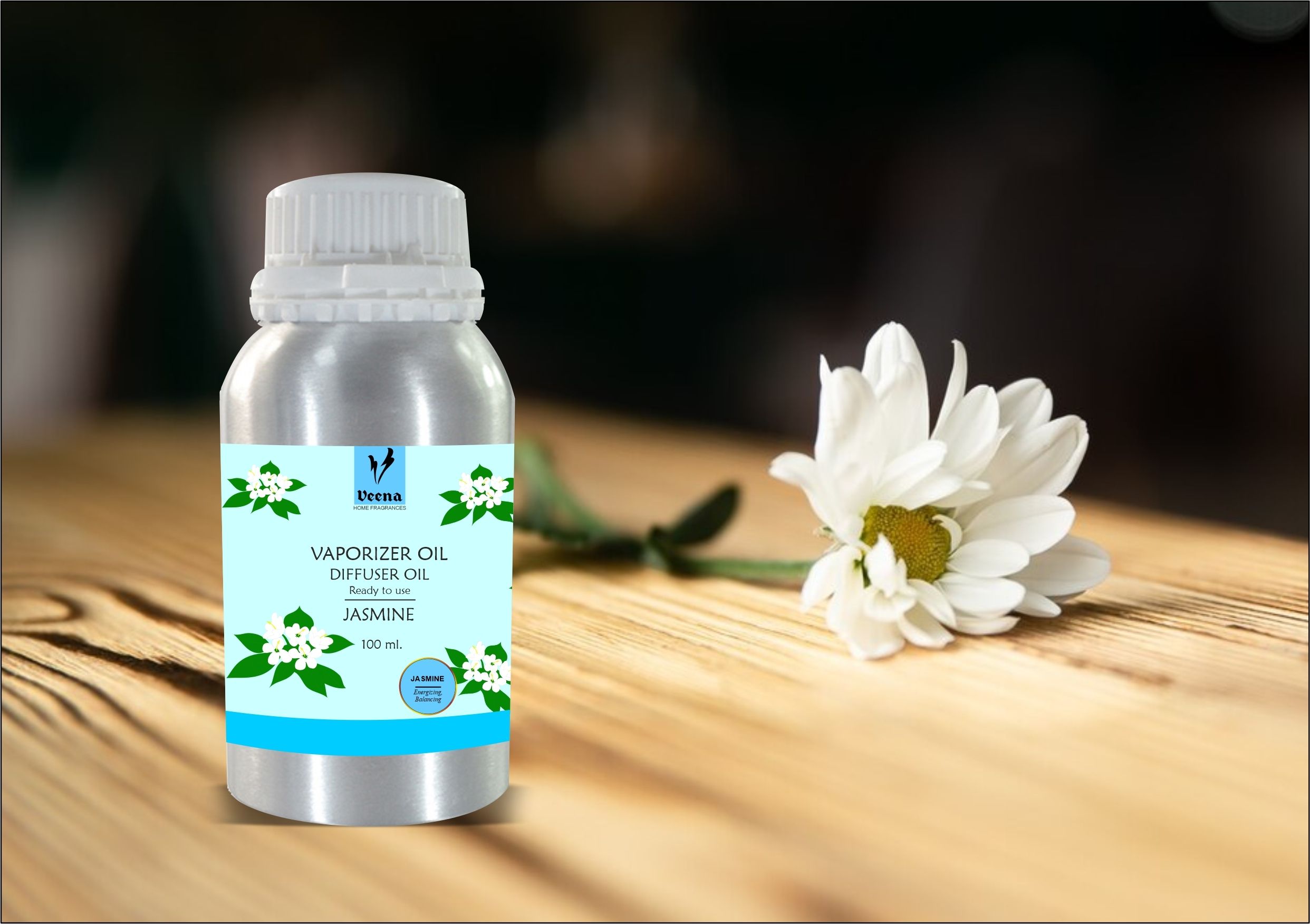 Veena Aroma Oil Diffuser, Vaporizer Oil, Essential Oil, Fragrance Oil Jasmine 100 ml Room, Garden, Bedding Room, Office, Bar Fragrance Diffuser-image-27