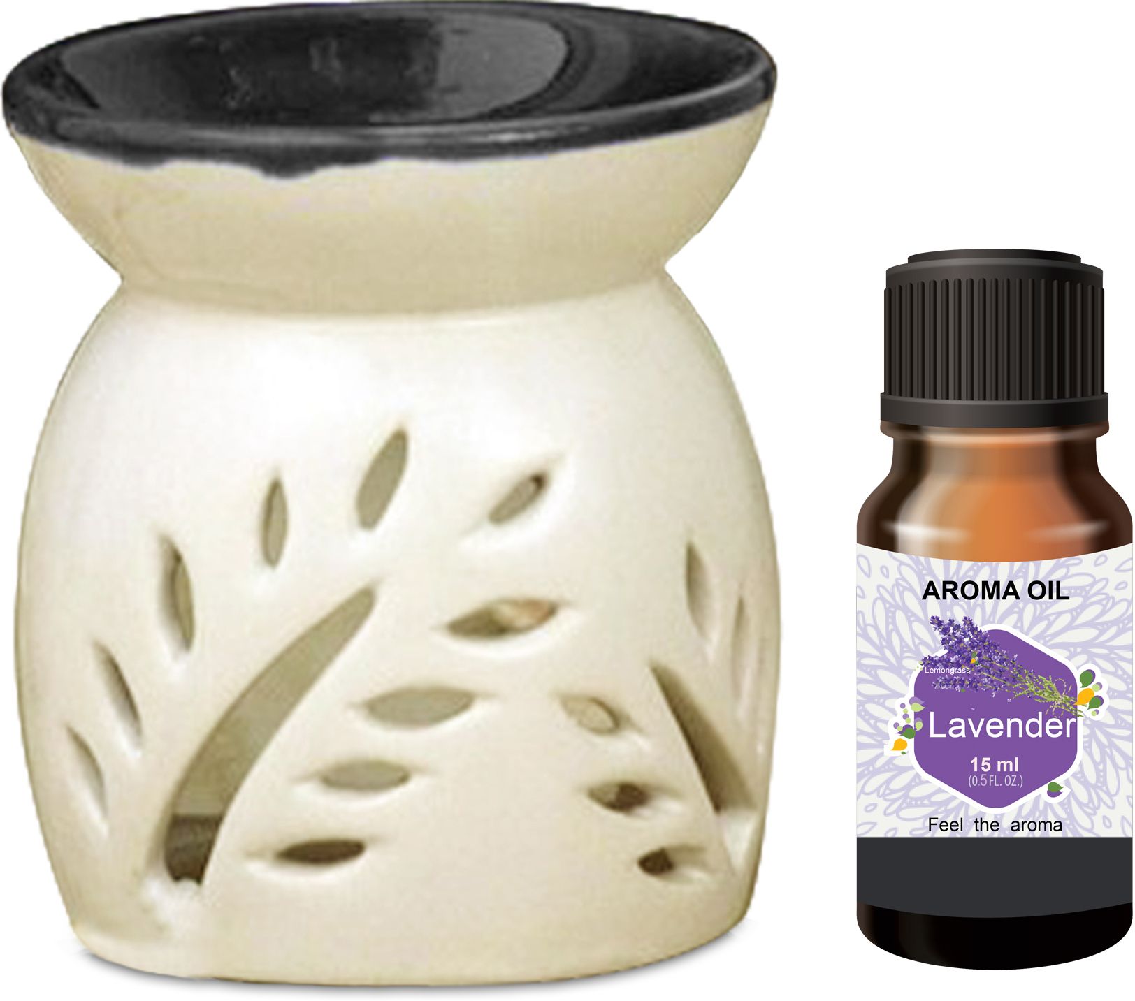 PEEPRESION Black Top Air Diffuser Burner With 1 Lavender Scented Aroma oil (15ml) Scented Air Diffuser Uses For Pub Bar, Office, Club, Studio, Conference Hall, Study Table Diffuser-picture-15