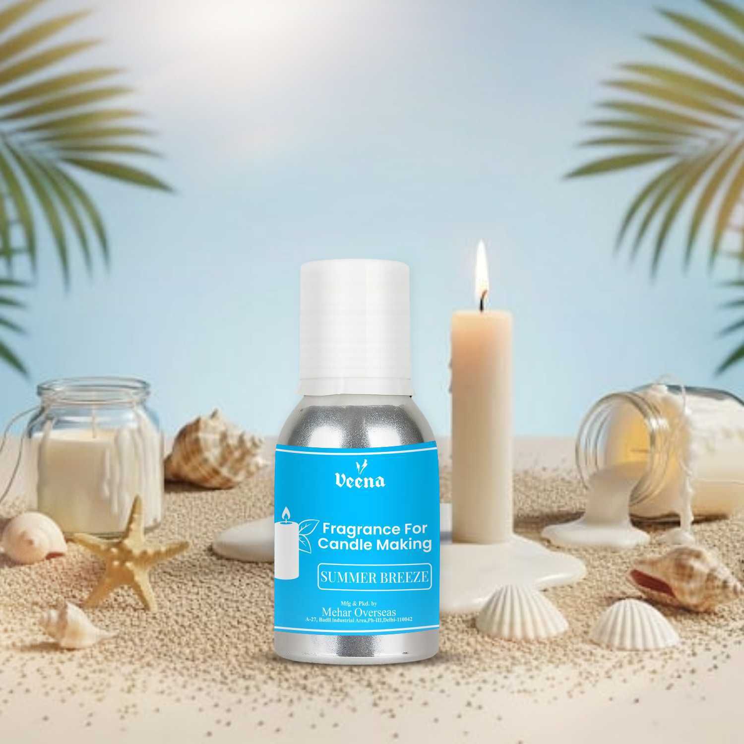 Veena Summer Breeze Fragrance Oil for Candle Making Fresh Floral & Fruity Aroma 25 ml Making Candle Diffuser-image-13