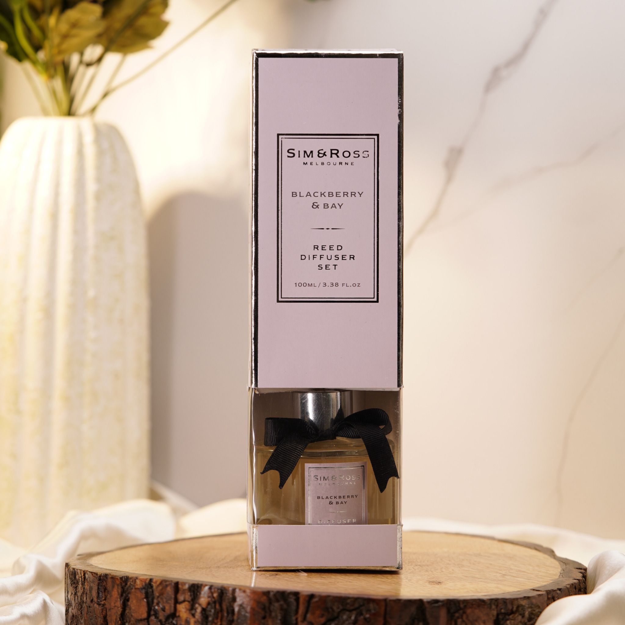 Sim & Ross Blackberry & Bay Reed Diffuser 100ml Luxury Home Fragrance Diffuser for Bedroom, Living Room & Office Diffuser-image-24