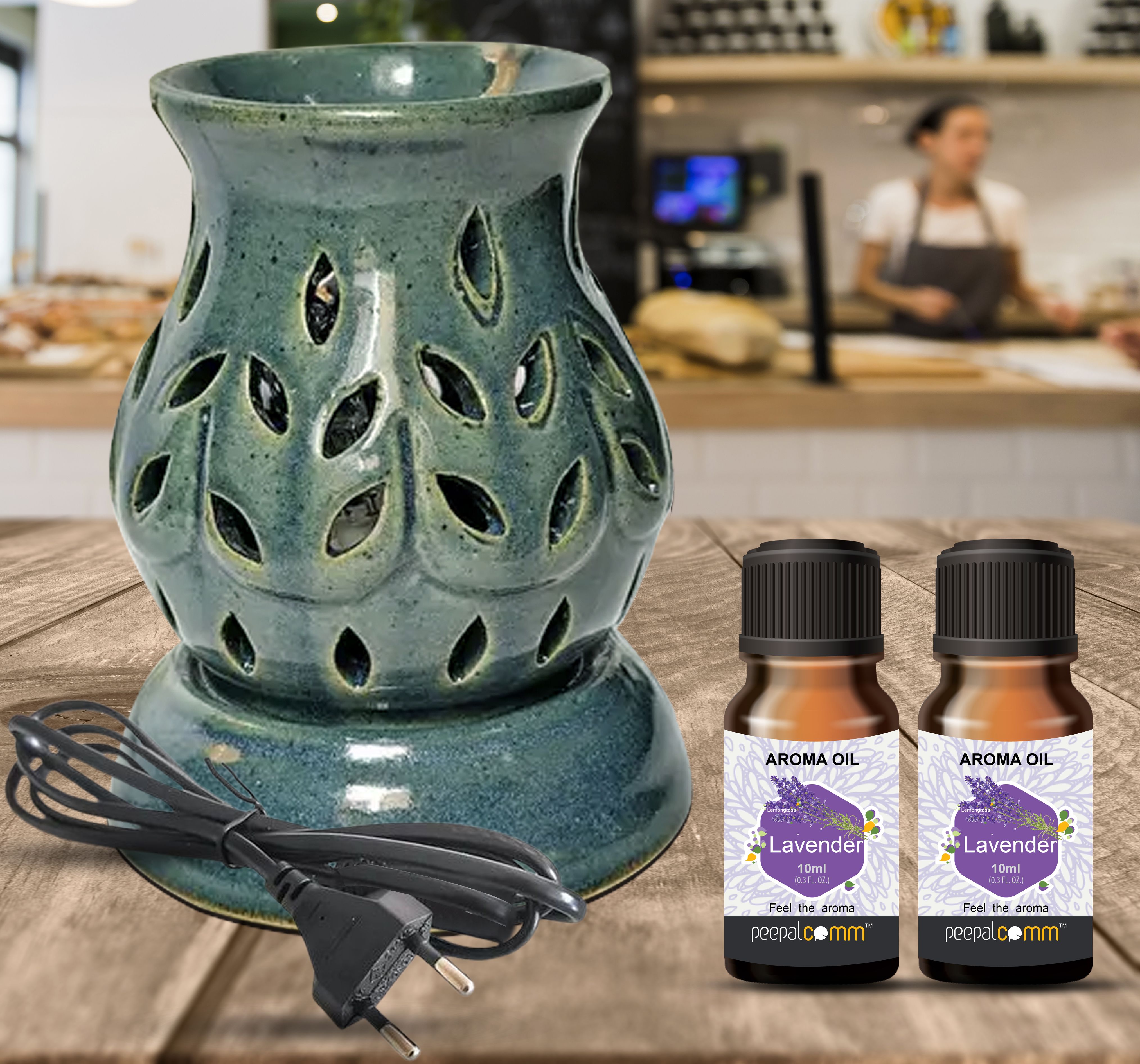 PEEPRESION Electric Air Freshener With 2 Lavender Aroma Oil ( 10ml Each ) Fragrance Your Home, Office, Hotel, Conference Hall, Parlour, Dinning Table, Pub Bar Diffuser-picture-28