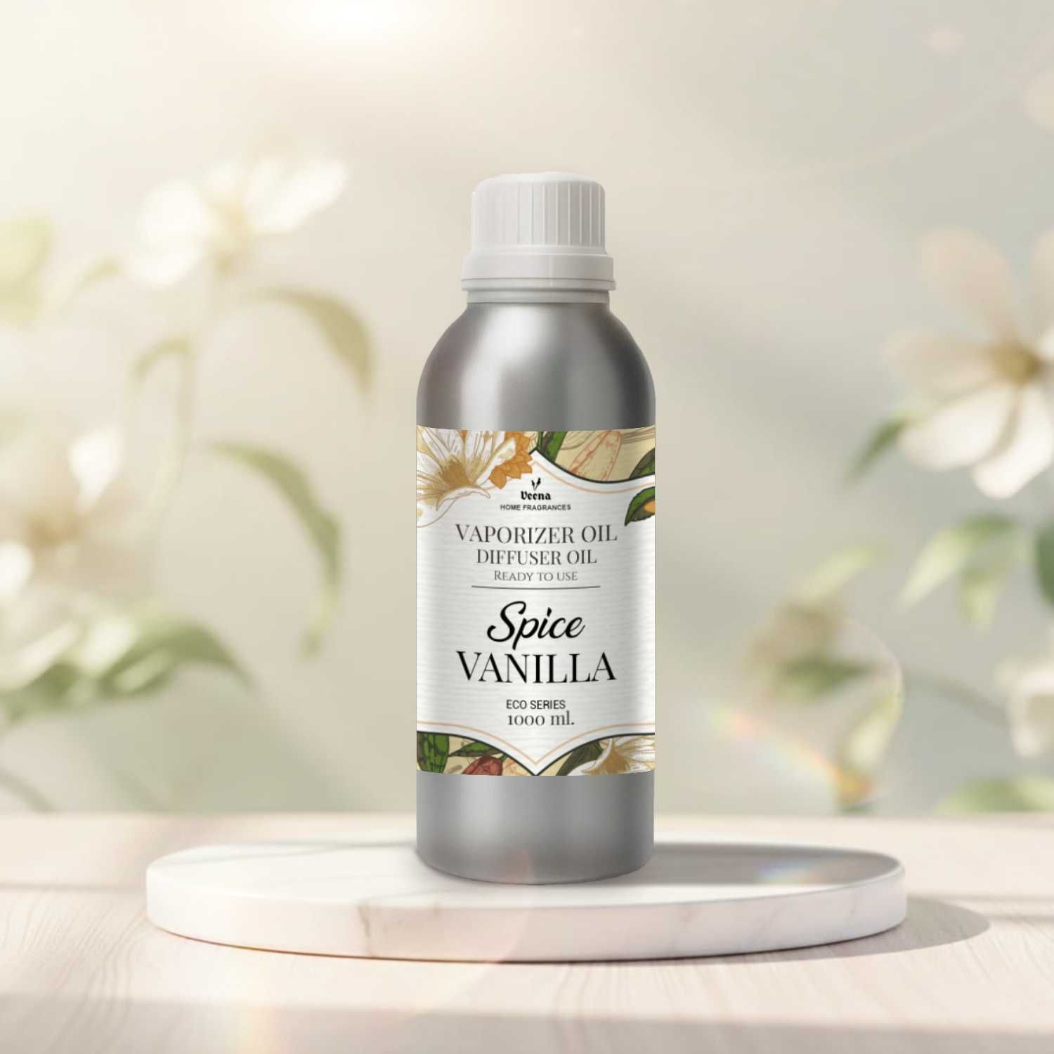 Veena Spice Vanilla Aroma Oil Diffuser, Enhance Candle Perfume, Home Fragrance 1000 ml Room, Garden, Bedding Room, Office, Bar Fragrance Diffuser-image-25