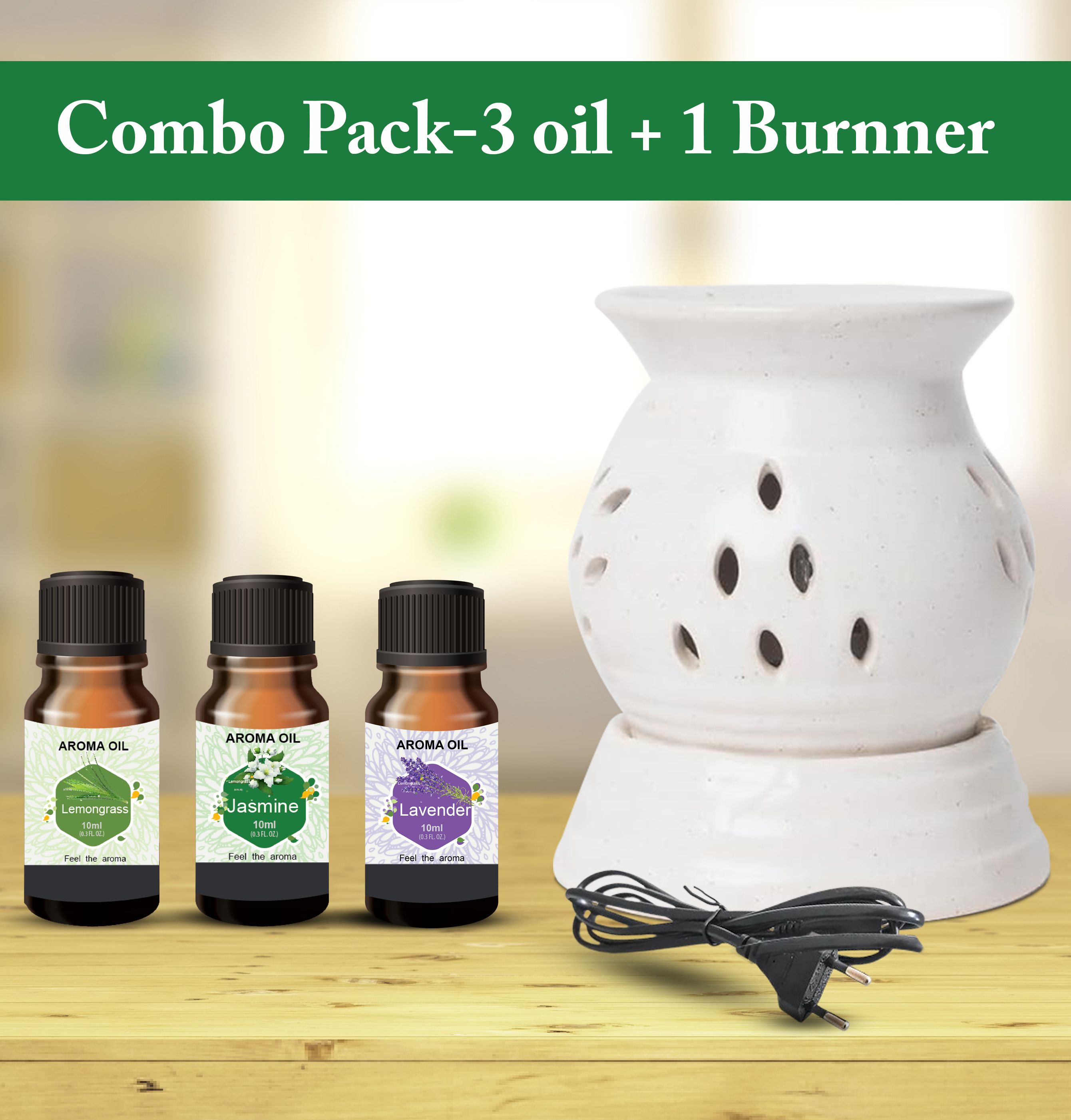 PEEPRESION S4 Premium Round Electric Oil Diffuser With 3-Fragrance Aroma Oil (10ml Each) Lemongrass Jasmine Lavender Scented Aroma Oil For Home, Office, Spa, Bedroom, hotel Diffuser-image-47