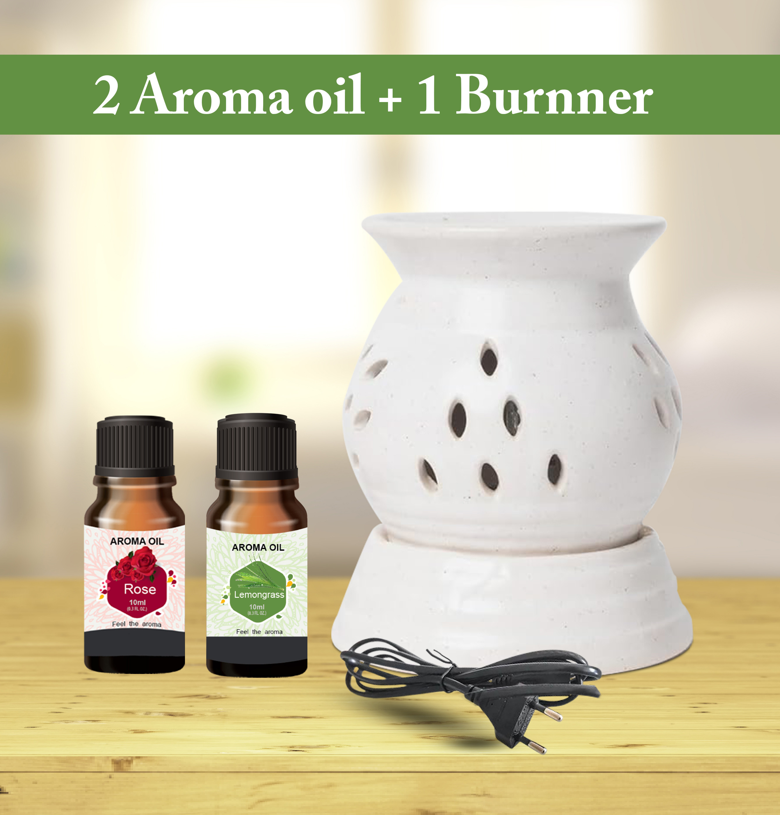 PEEPRESION White Round Diffuser 1 Oil C-12 Home Décor Scented Diffuser Diffuser image 1