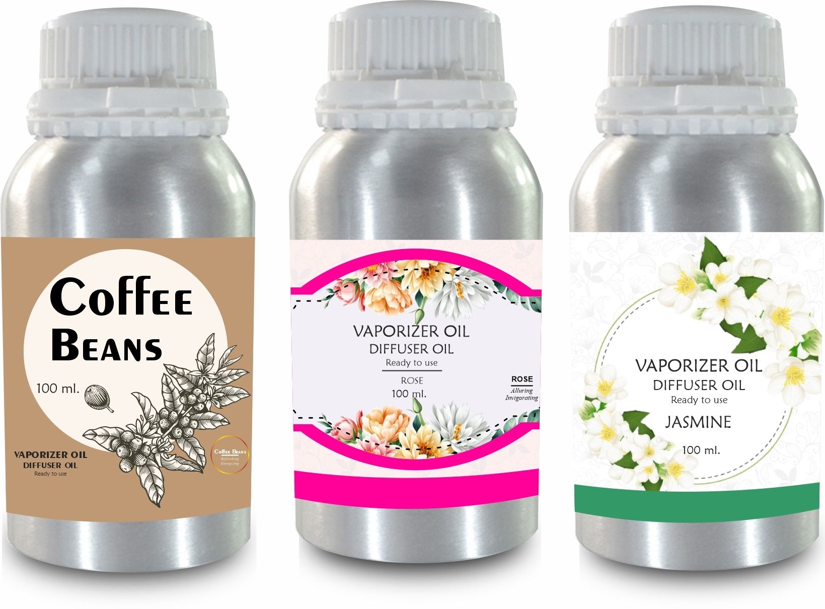 Veena Combo Aroma Oil Diffuser Coffee Beans, Jasmine, Rose Room Fragrance Room, Garden, Bedding Room, Office, Bar Fragrance Diffuser-picture-21