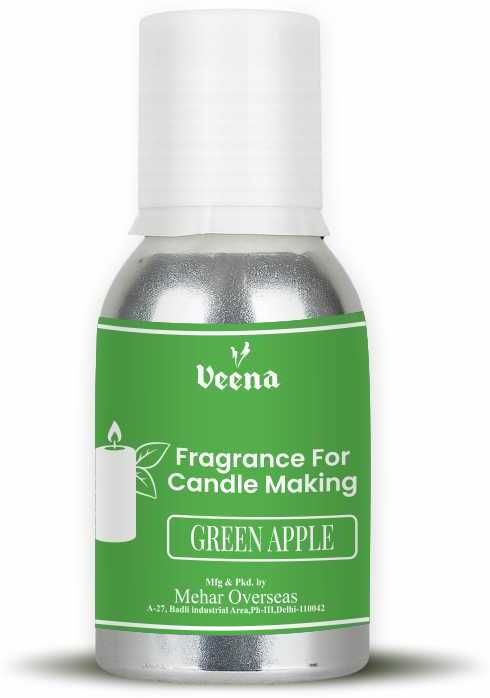 Veena Green Apple Fragrance Oil for Candle Making Crisp, Refreshing Aroma 25ml candle making Diffuser-picture-45