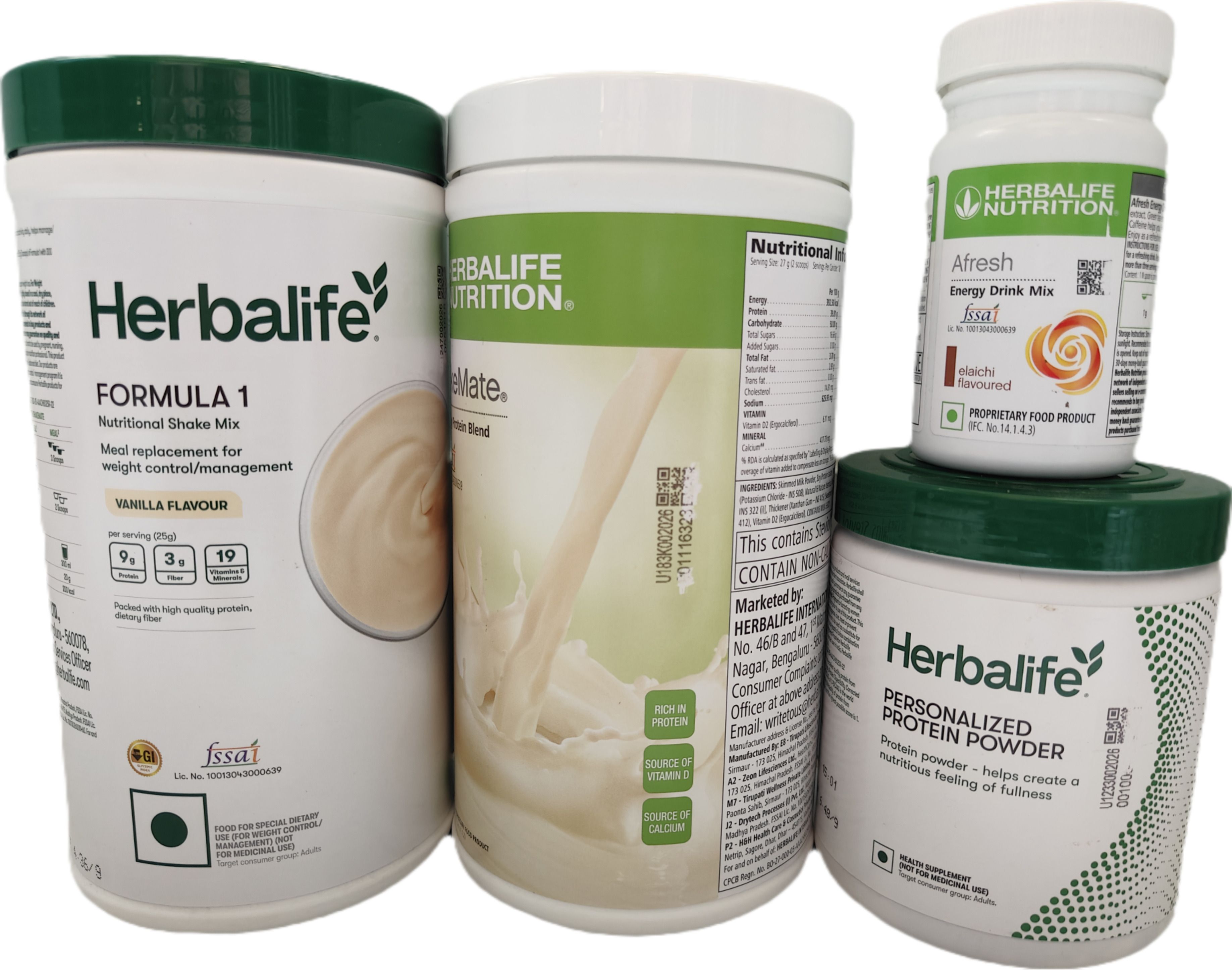herbalife nutrition VANILLA SHAKE PROTEIN POWDER200GM SHAKEMATE AFRESH ELAICHI vanilla, shakemate, protein200gm, elaichi Powder-picture-45