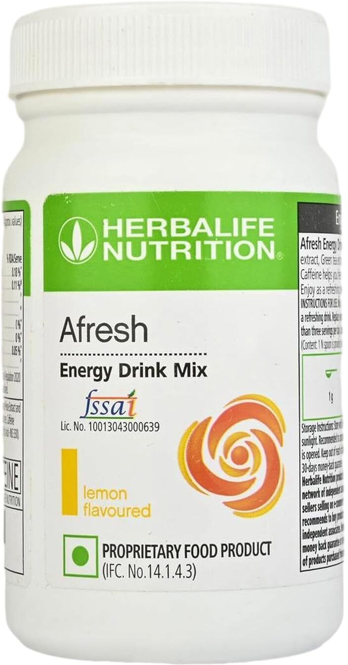 Afresh Energy Drink Mix - 50 g (Lemon) | LEMON Powder