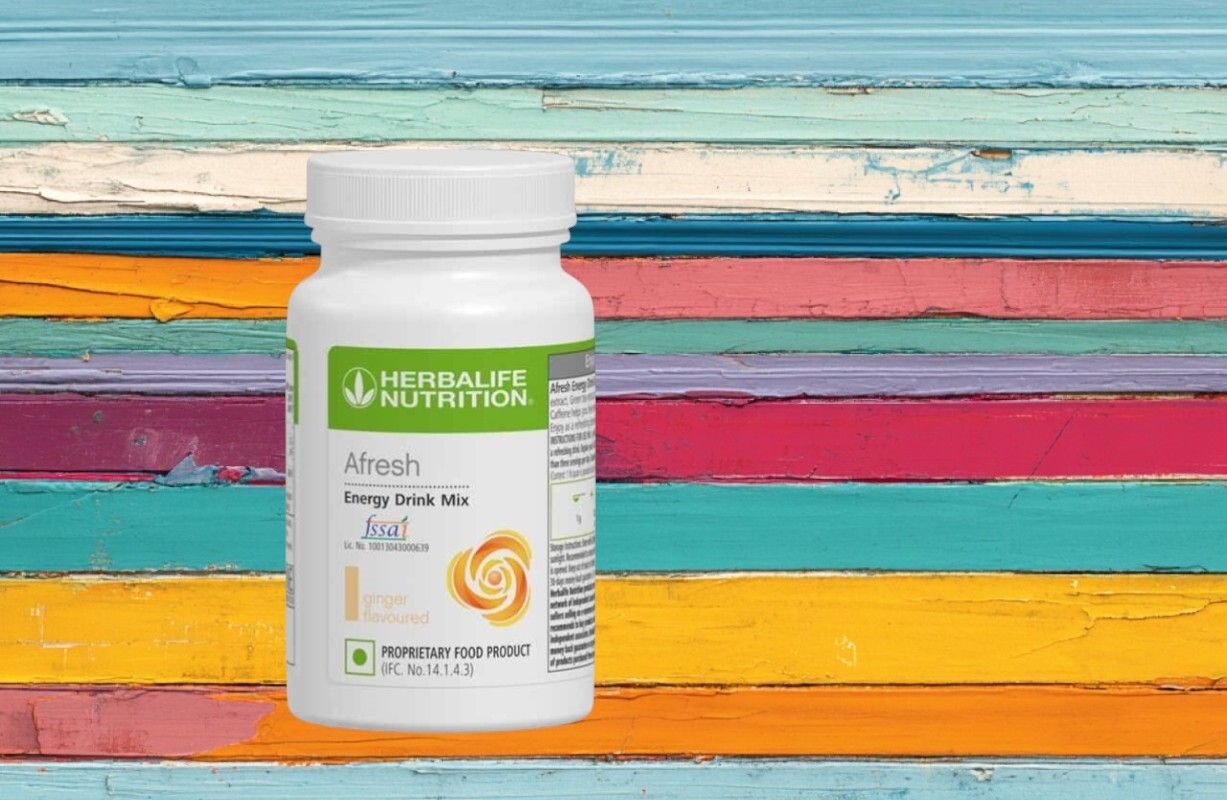 HERBALIFE AFRESH ENERGY DRINK- GINGER PACK 1 GINGER Powder-image-0