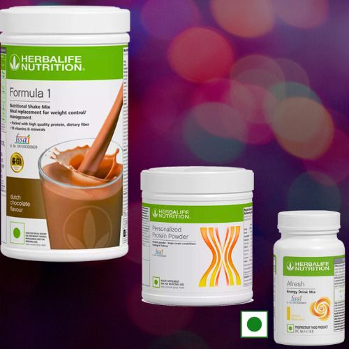 Herbal ife Shake Chocolate Flavour 500g Protein Powder 200g Afresh Lemon50g Powder-image-5