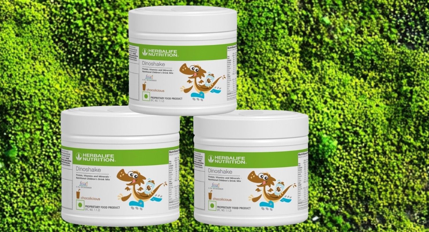 HERBALIFE DINOSHAKE CHOCOLICIOUS 200G 3 PACK. CHOCOLATE Powder-image-8