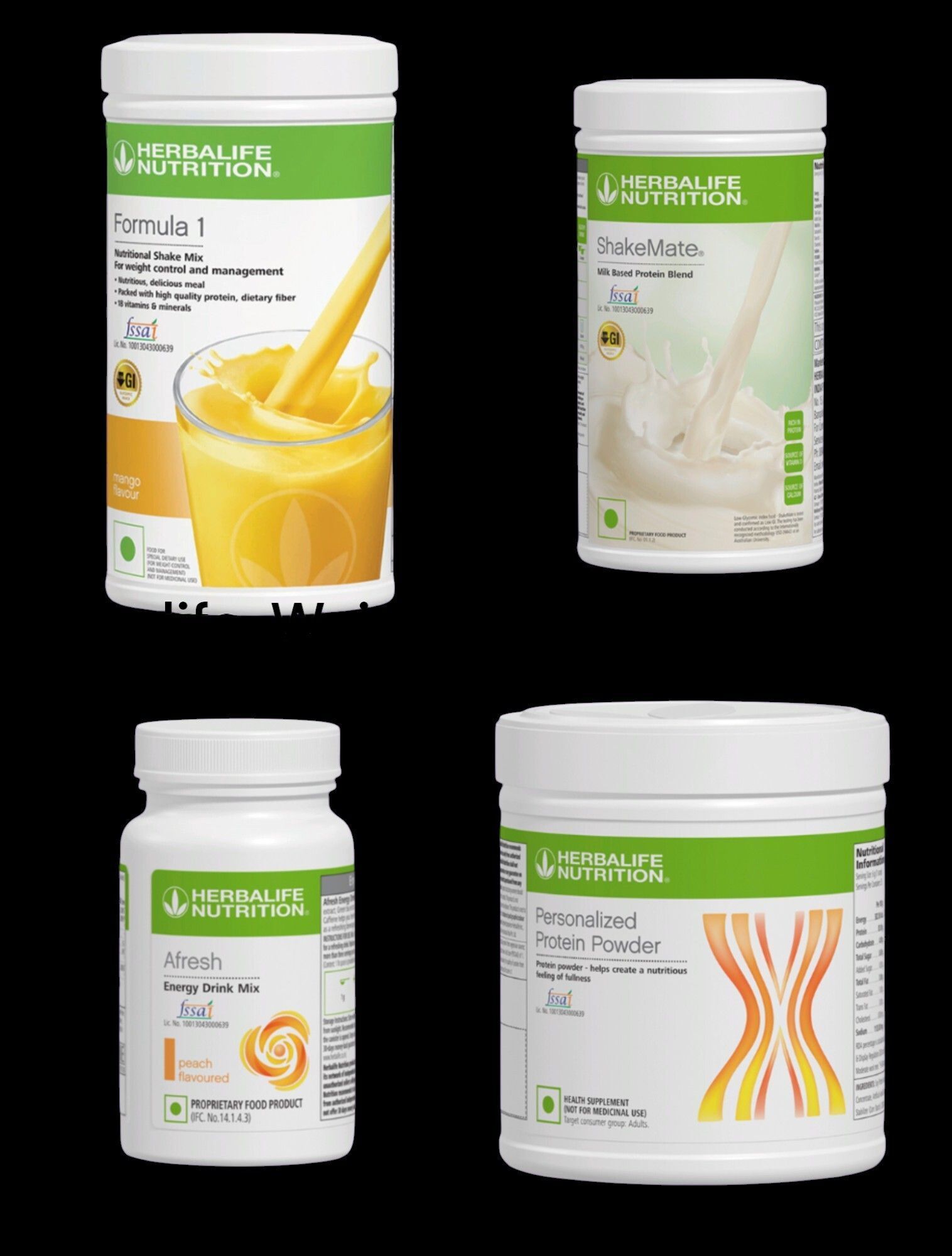 HERBALIFE MANGO SHAKE , PEACH AFRESH , P.P.200G & MATE COMBO 4 PACK MANGO, PEACH Powder-image-40