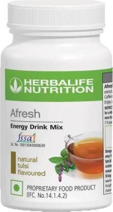 HN - AFRESH Energy Drink Mix TULSI 50 g NATURAL TULSI FLAVOURED Powder-image-4